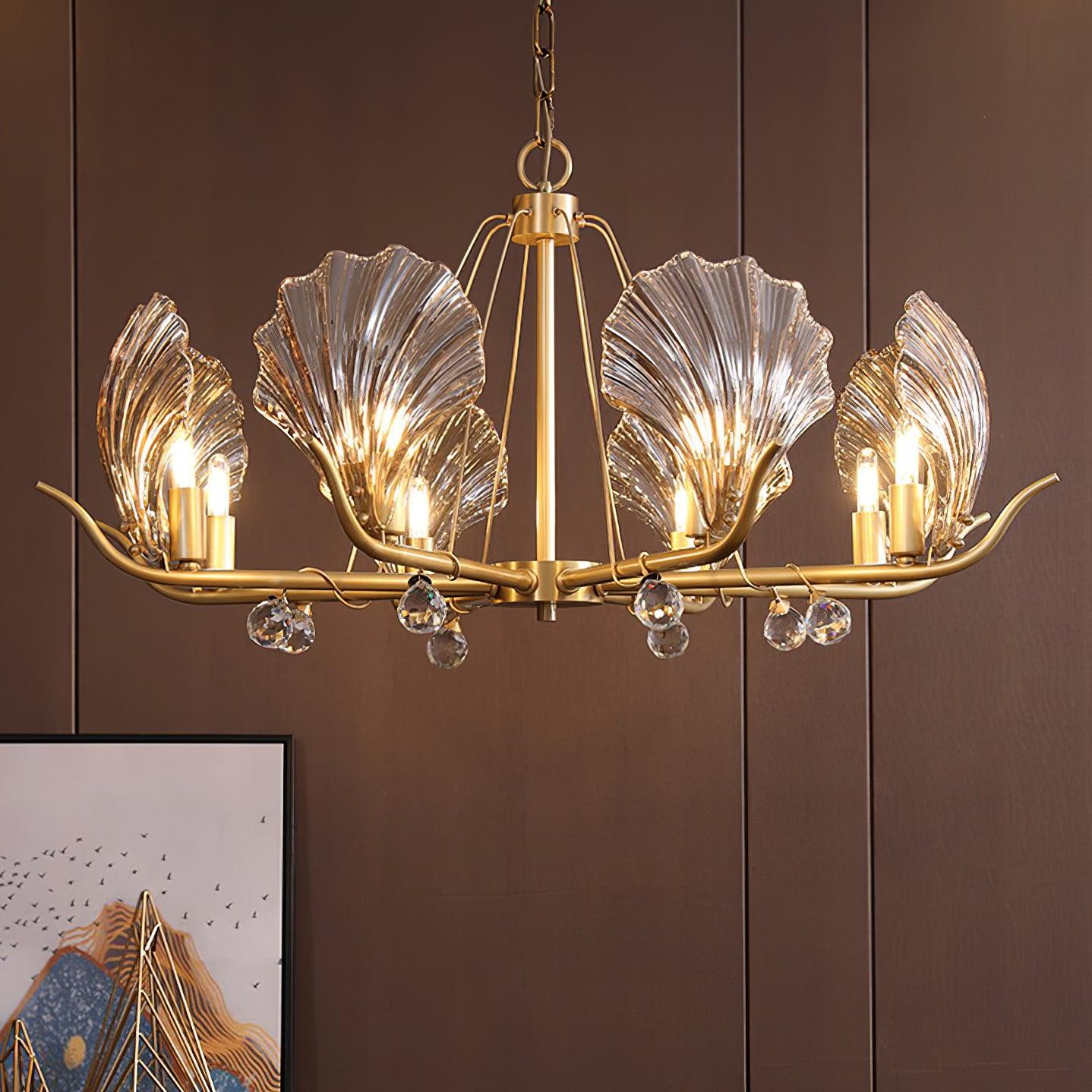 Shell Crystal Chandelier - Blowlighting