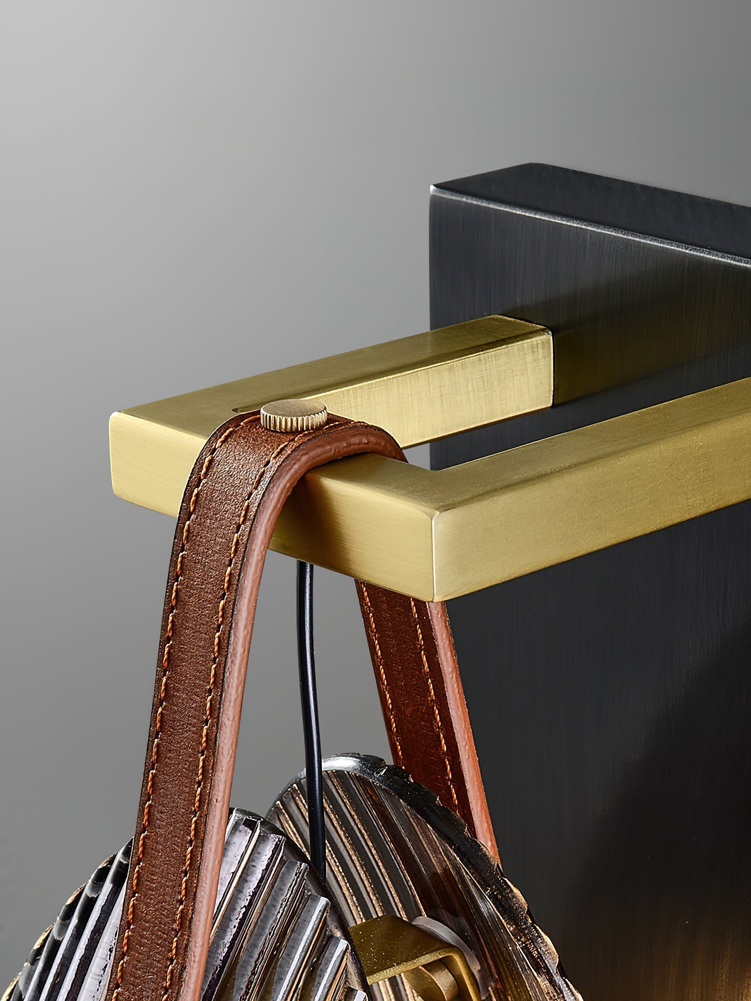 Zaphais Individual Creativity Metal Glass Wall Lamp - Lamp Copper