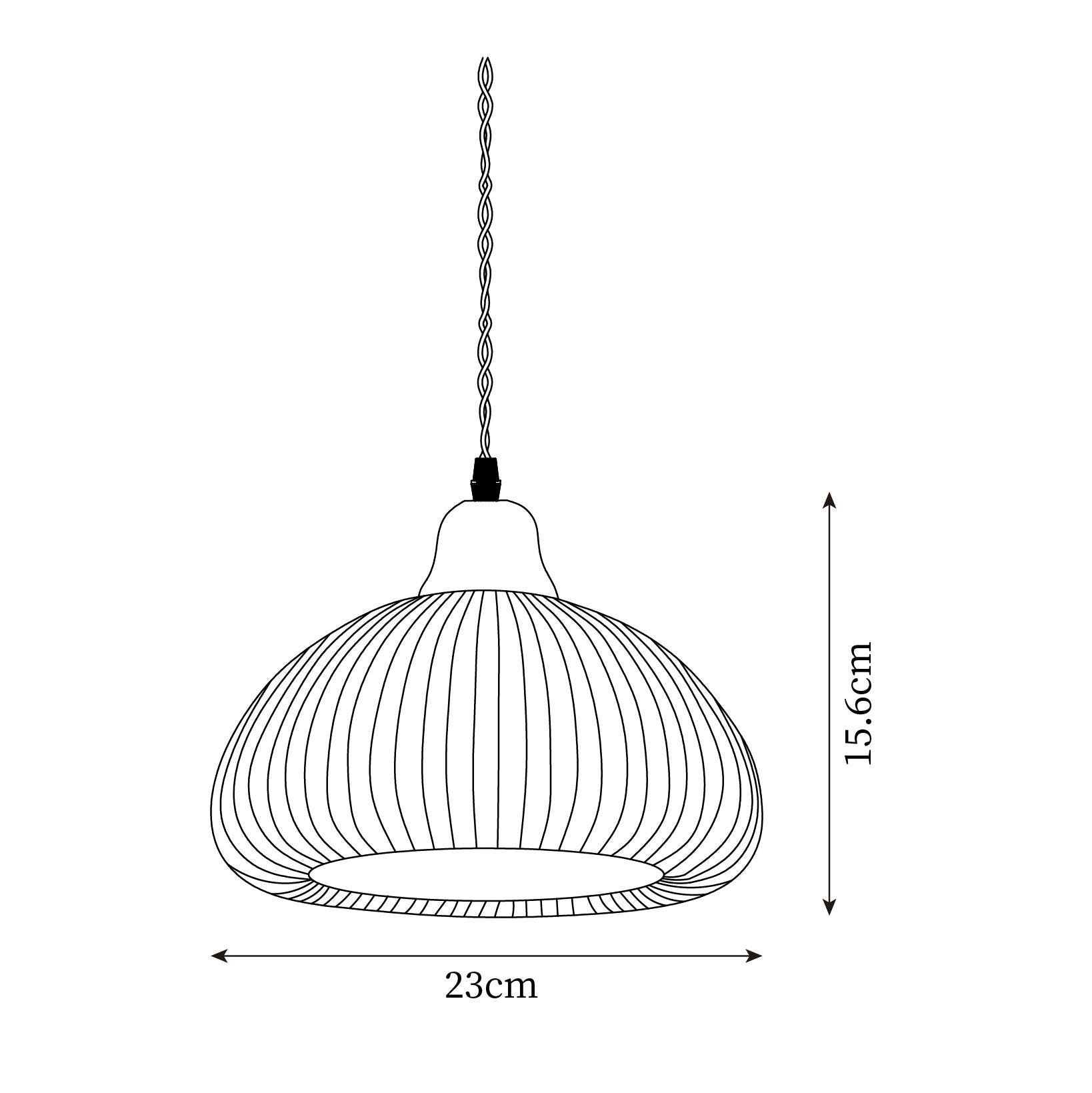 Olivia Eleganti Lampade a Sospensione in Ceramica