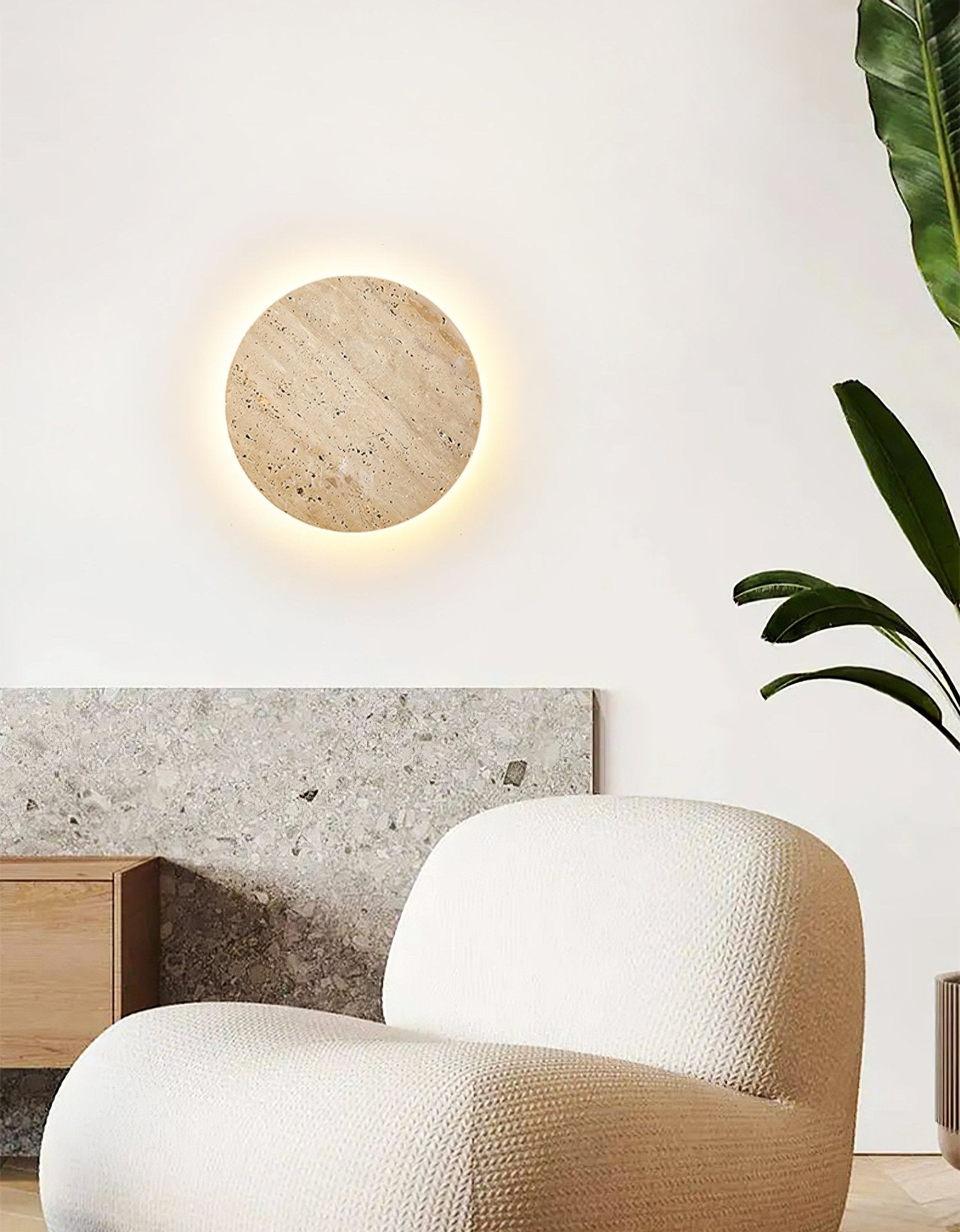 Artale Travertine Wall Light - Neutralighting