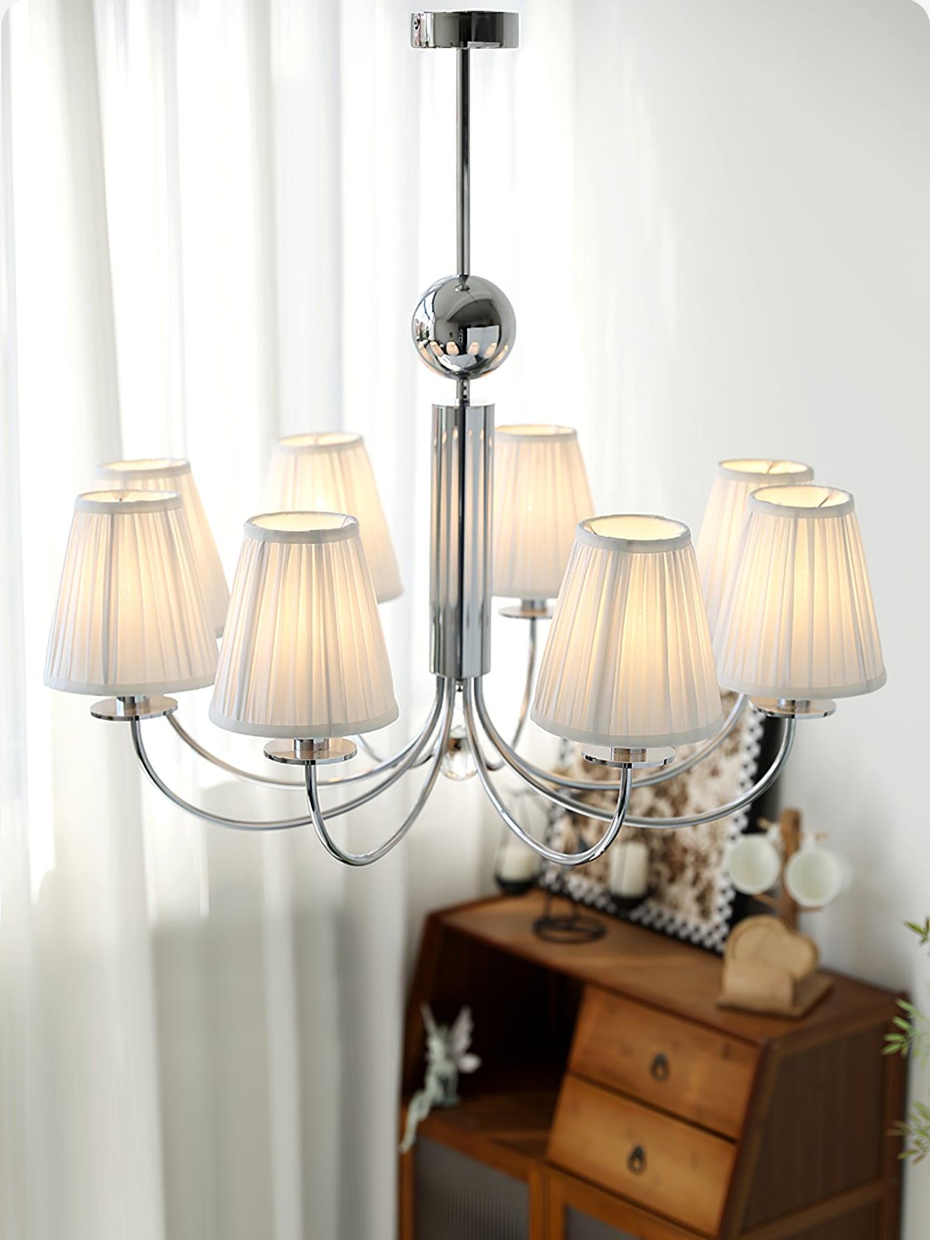 Simplicity Chrome Chandelier - Blowlighting