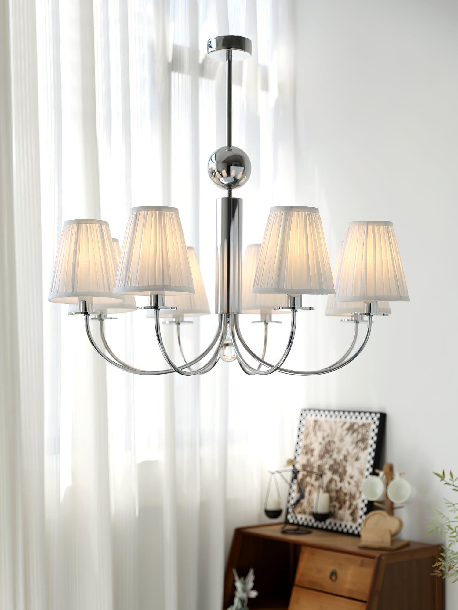 Simplicity Chrome Chandelier - Blowlighting