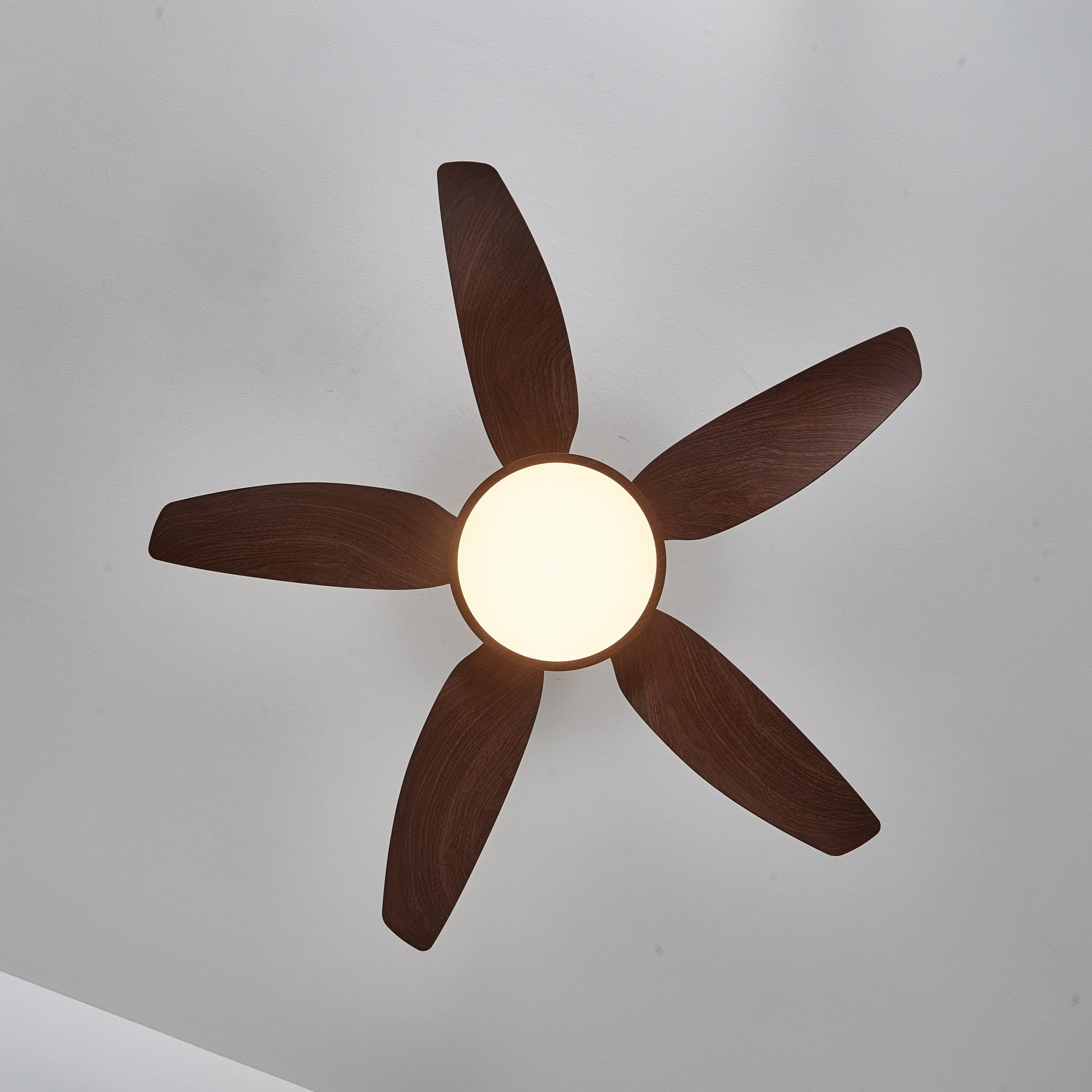 Diversa angolazione del ventilatore con luce Aurelia.