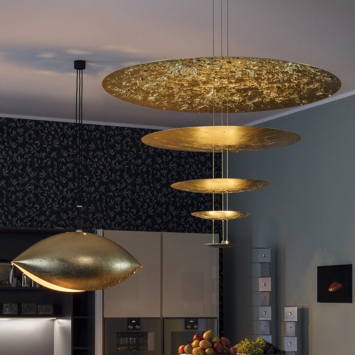 Erliris Postmodern Luxury Metal Chandelier - Lamp Copper