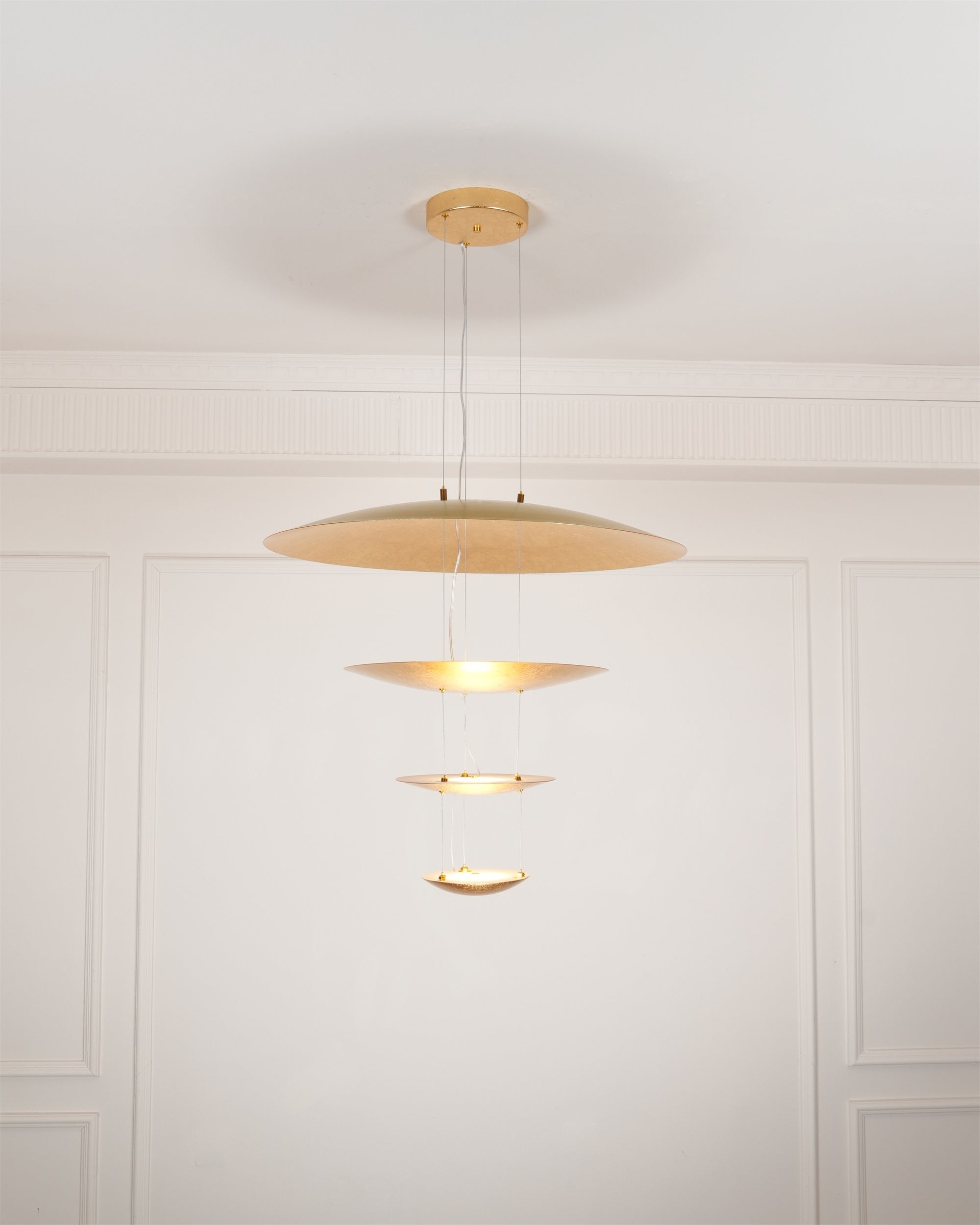 Erliris Postmodern Luxury Metal Chandelier - Lamp Copper