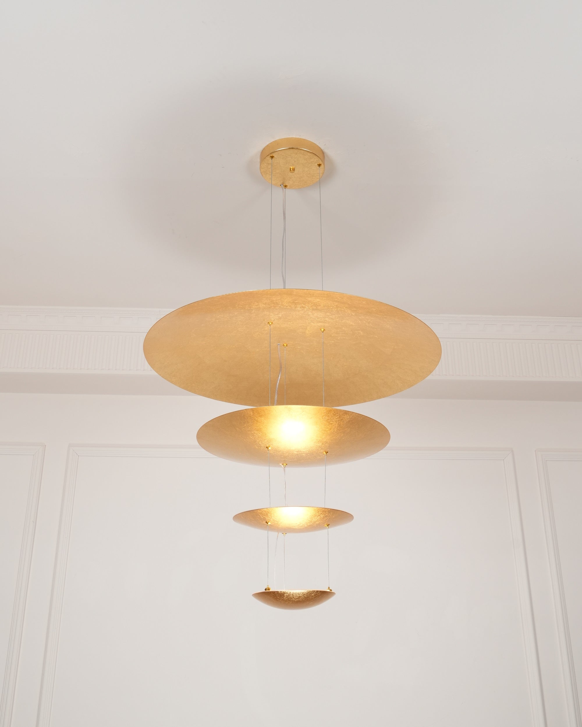 Erliris Postmodern Luxury Metal Chandelier - Lamp Copper
