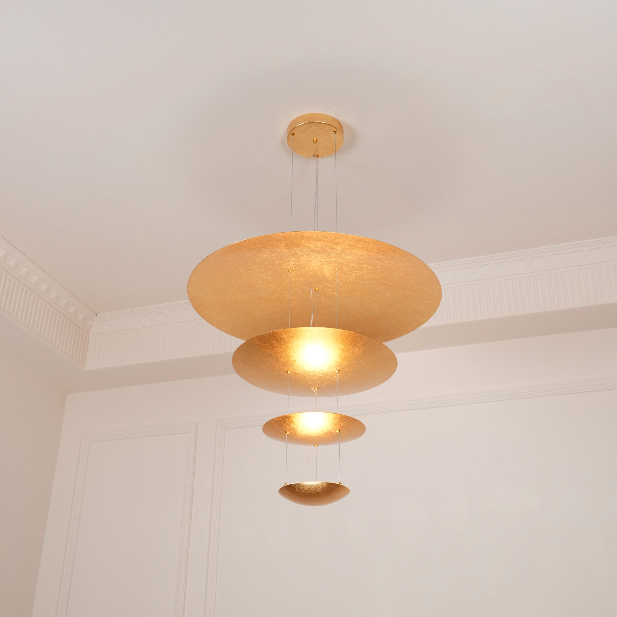 Erliris Postmodern Luxury Metal Chandelier - Lamp Copper