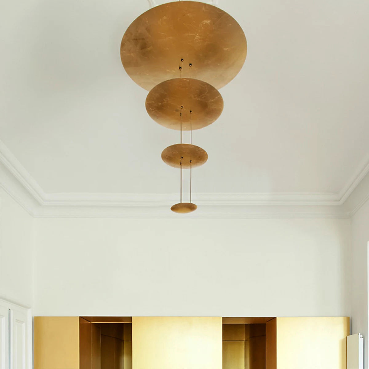 Erliris Postmodern Luxury Metal Chandelier - Lamp Copper