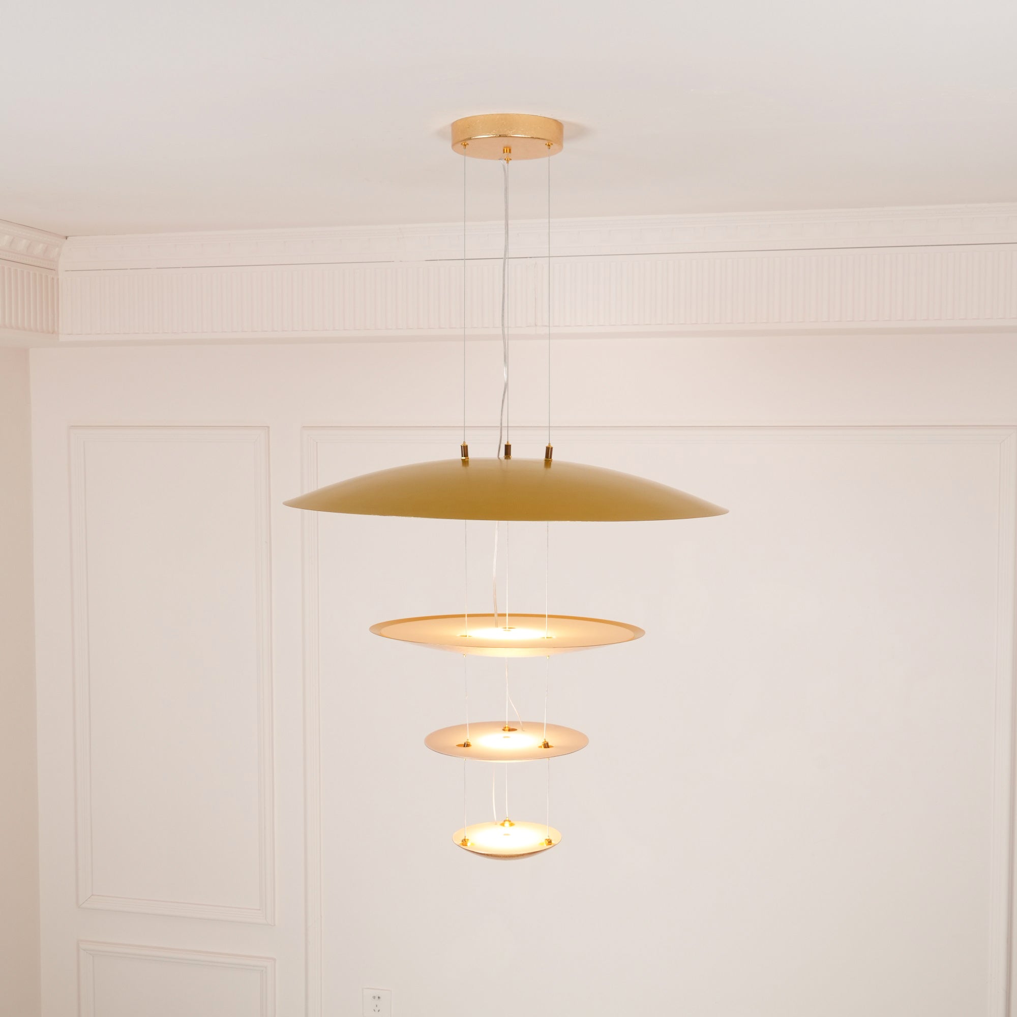 Erliris Postmodern Luxury Metal Chandelier - Lamp Copper