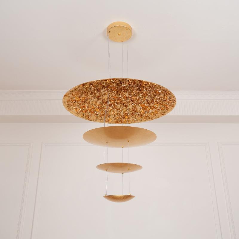 Erliris Postmodern Luxury Metal Chandelier - Lamp Copper