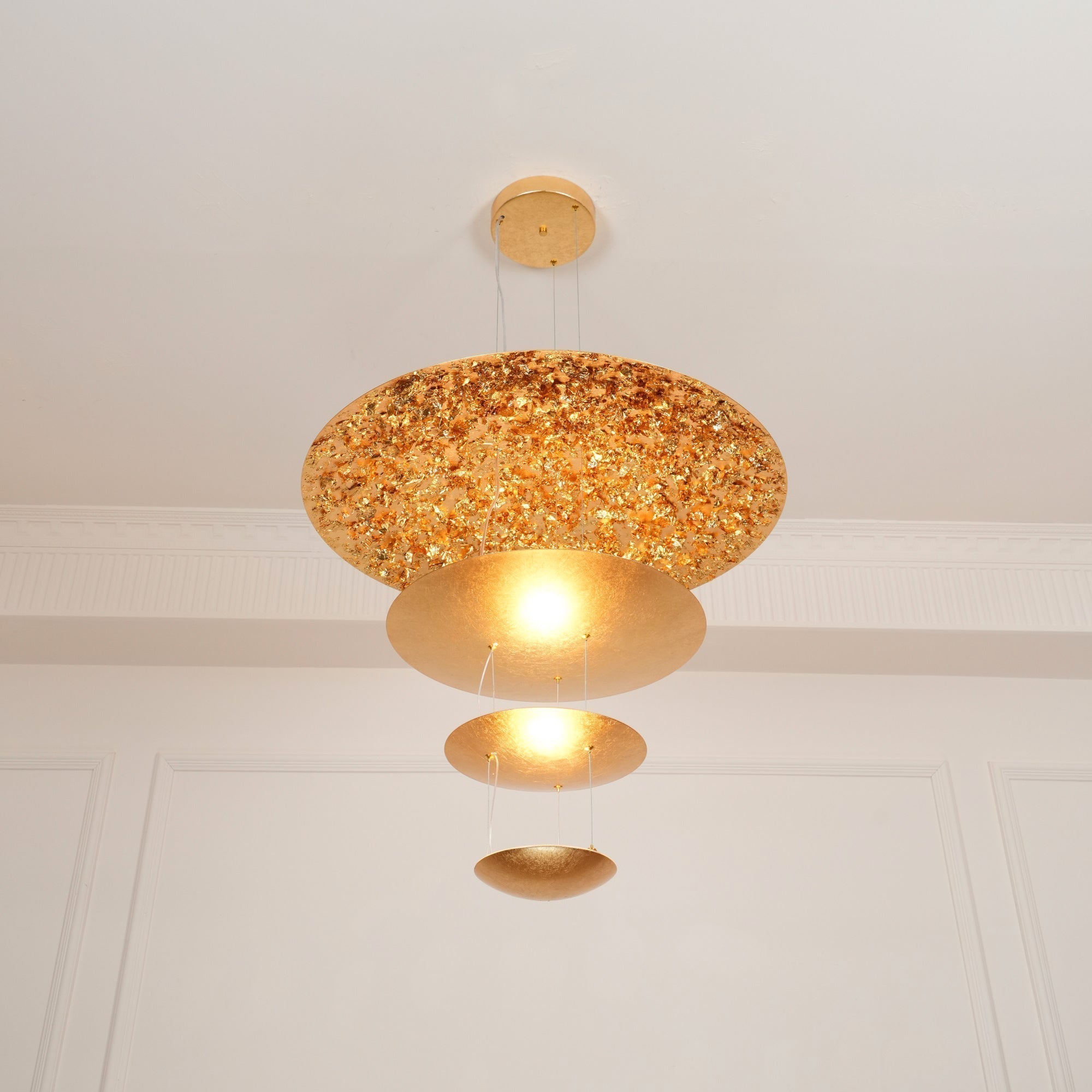 Erliris Postmodern Luxury Metal Chandelier - Lamp Copper