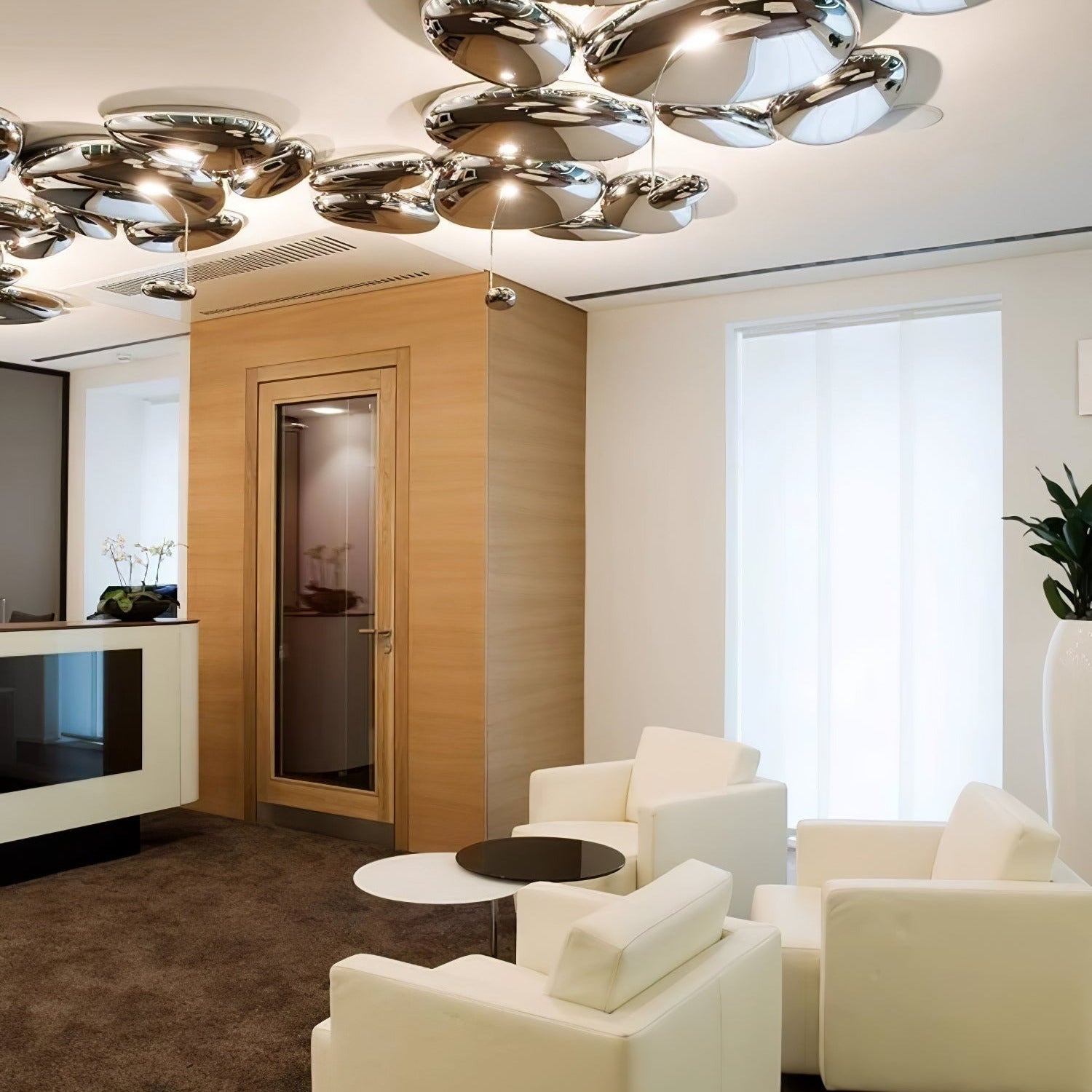 Valentina Lampada da Soffitto Contemporanea Skydro Grigio Fumo
