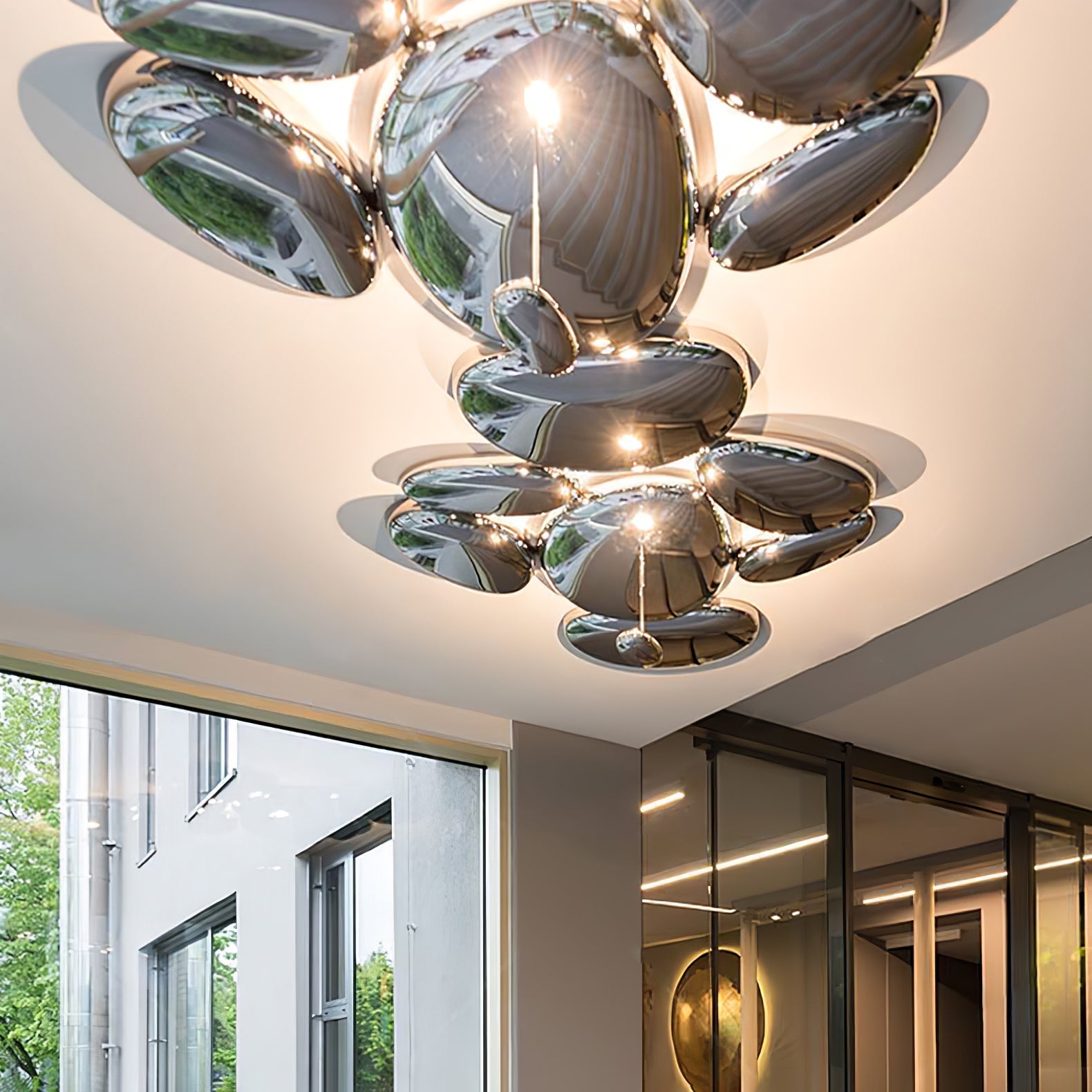 Valentina Lampada da Soffitto Contemporanea Skydro Grigio Fumo