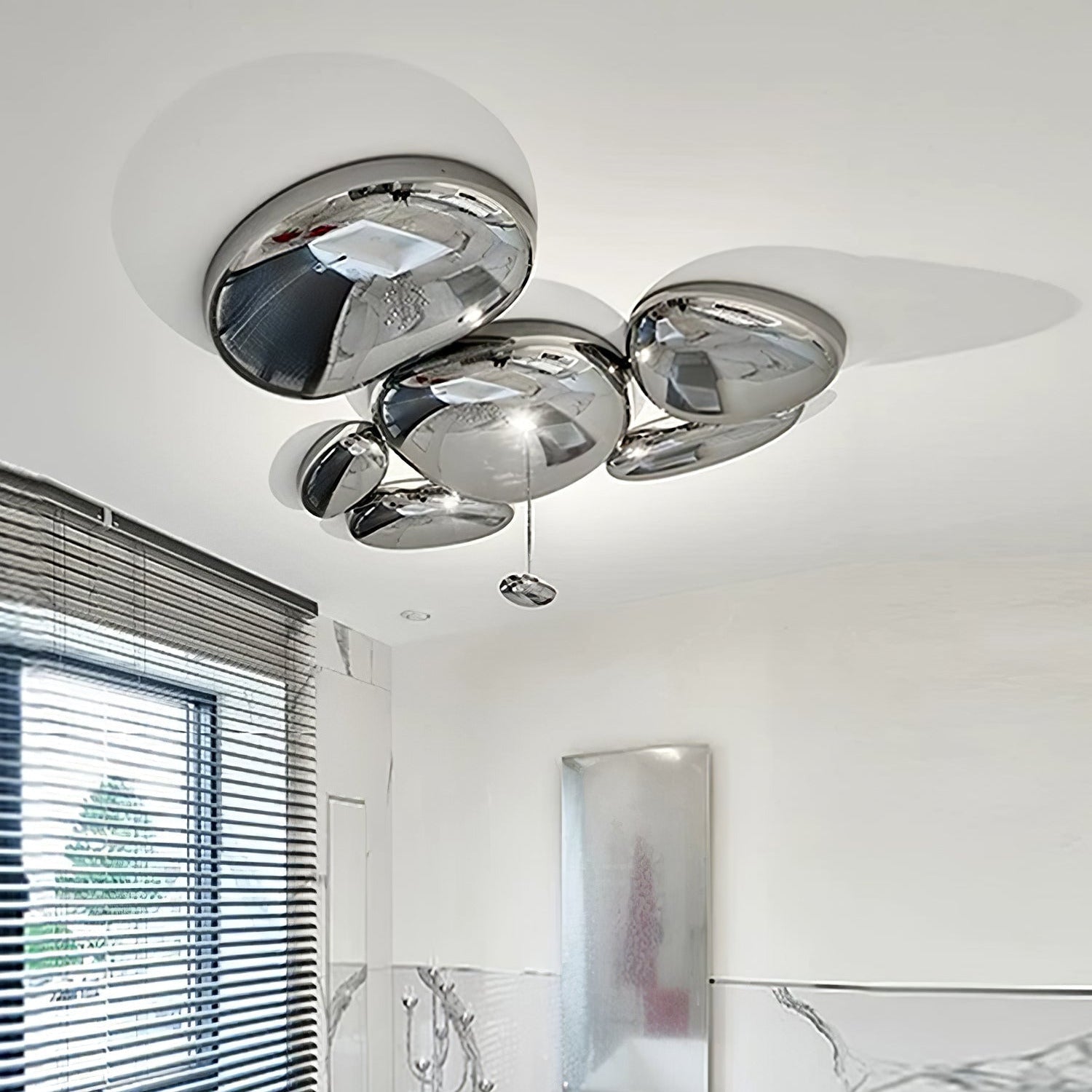 Valentina Lampada da Soffitto Contemporanea Skydro Grigio Fumo