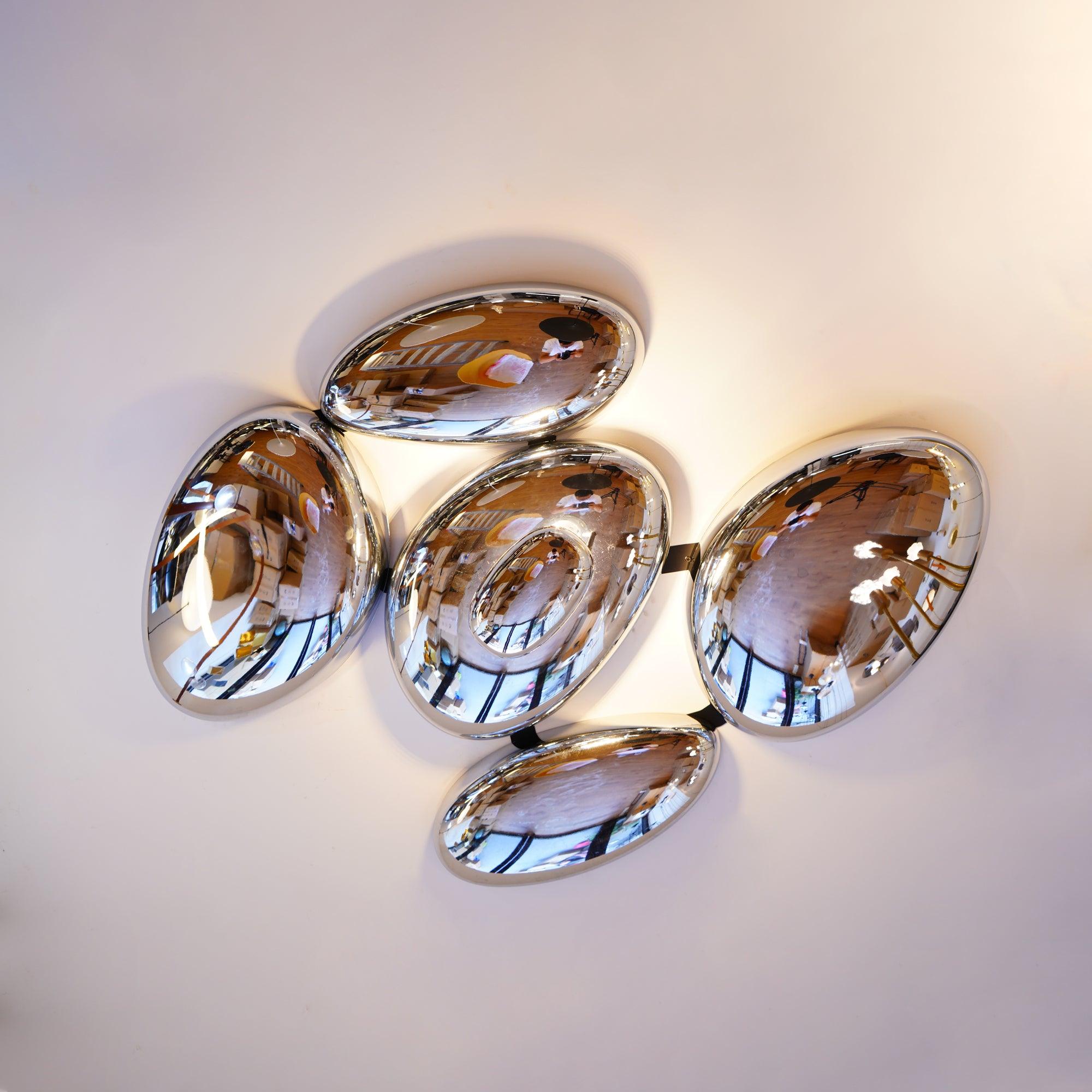 Valentina Lampada da Soffitto Contemporanea Skydro Grigio Fumo