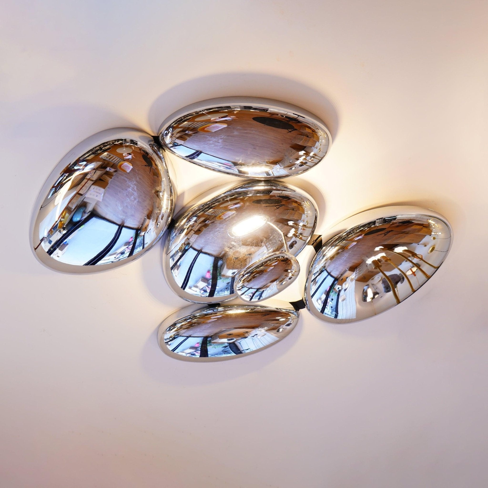 Valentina Lampada da Soffitto Contemporanea Skydro Grigio Fumo