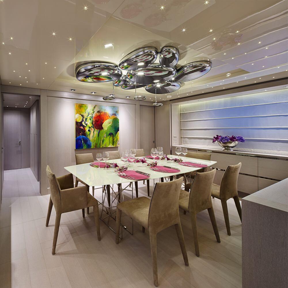 Valentina Lampada da Soffitto Contemporanea Skydro Grigio Fumo