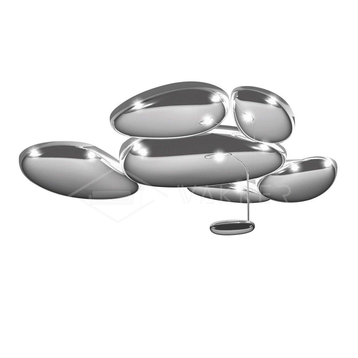 Valentina Lampada da Soffitto Contemporanea Skydro Grigio Fumo