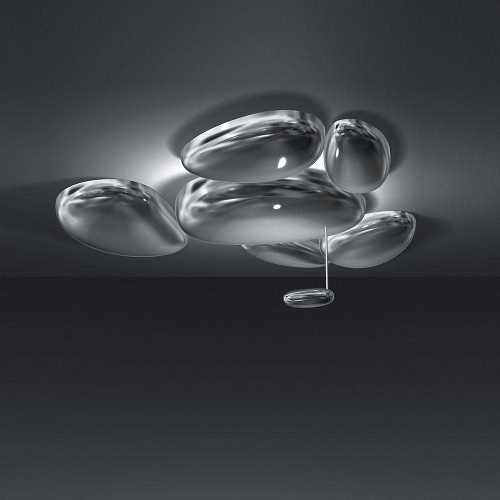 Valentina Lampada da Soffitto Contemporanea Skydro Grigio Fumo