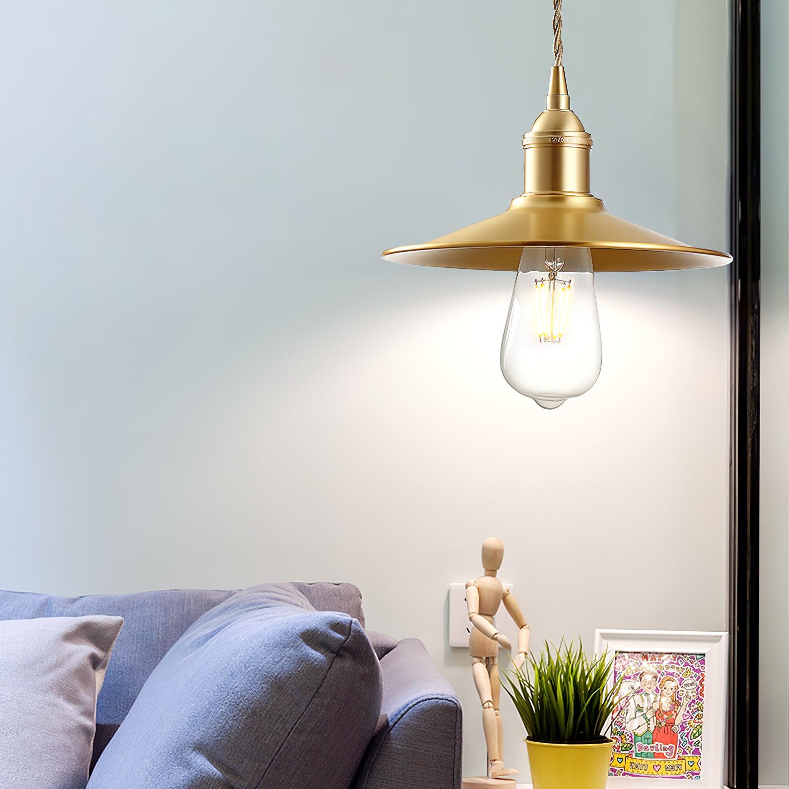 Sleek Flat Pendant Lamp - Blowlighting