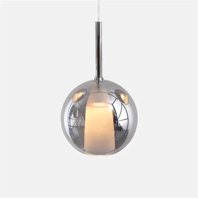 Valentina Moderno Sfera LED Lampade a Sospensione Vetro