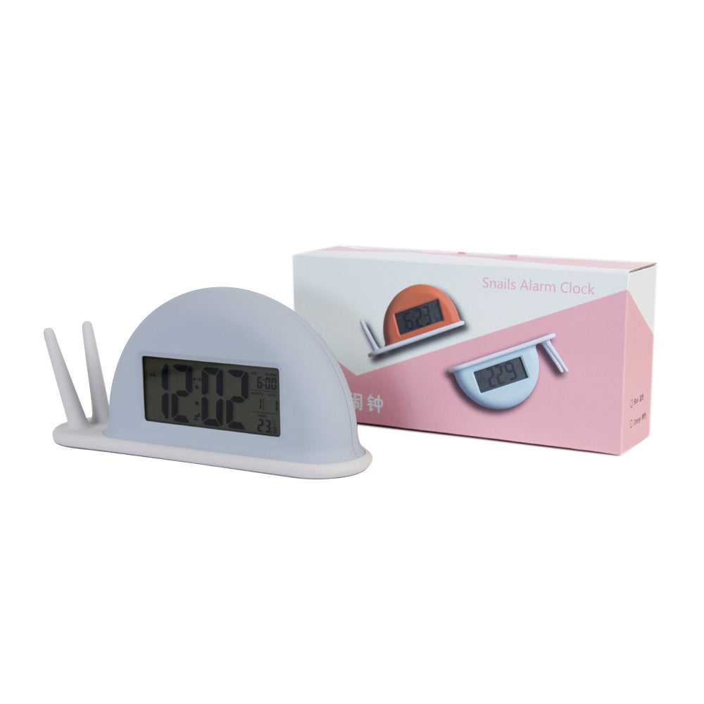 Snail Alarm Clock Night Light (built-in battery) - Lamp Copper