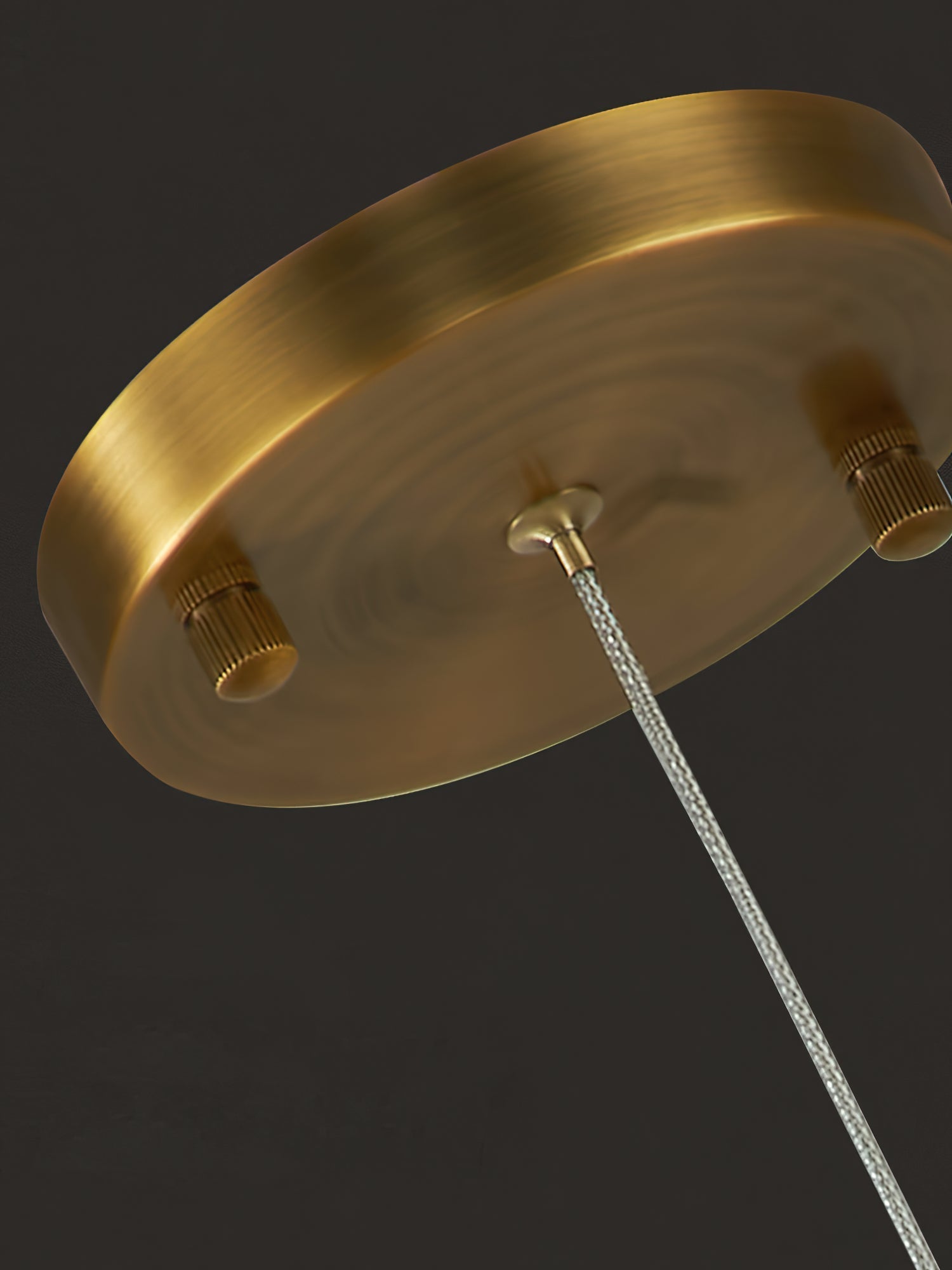 Utalionis Modern Minimalist Brass Alabaster Pendant Light - Lamp Copper