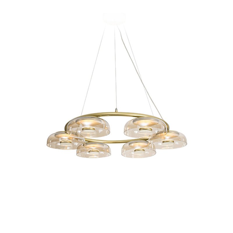 Aethera Circular Glass Chandelier - Blowlighting