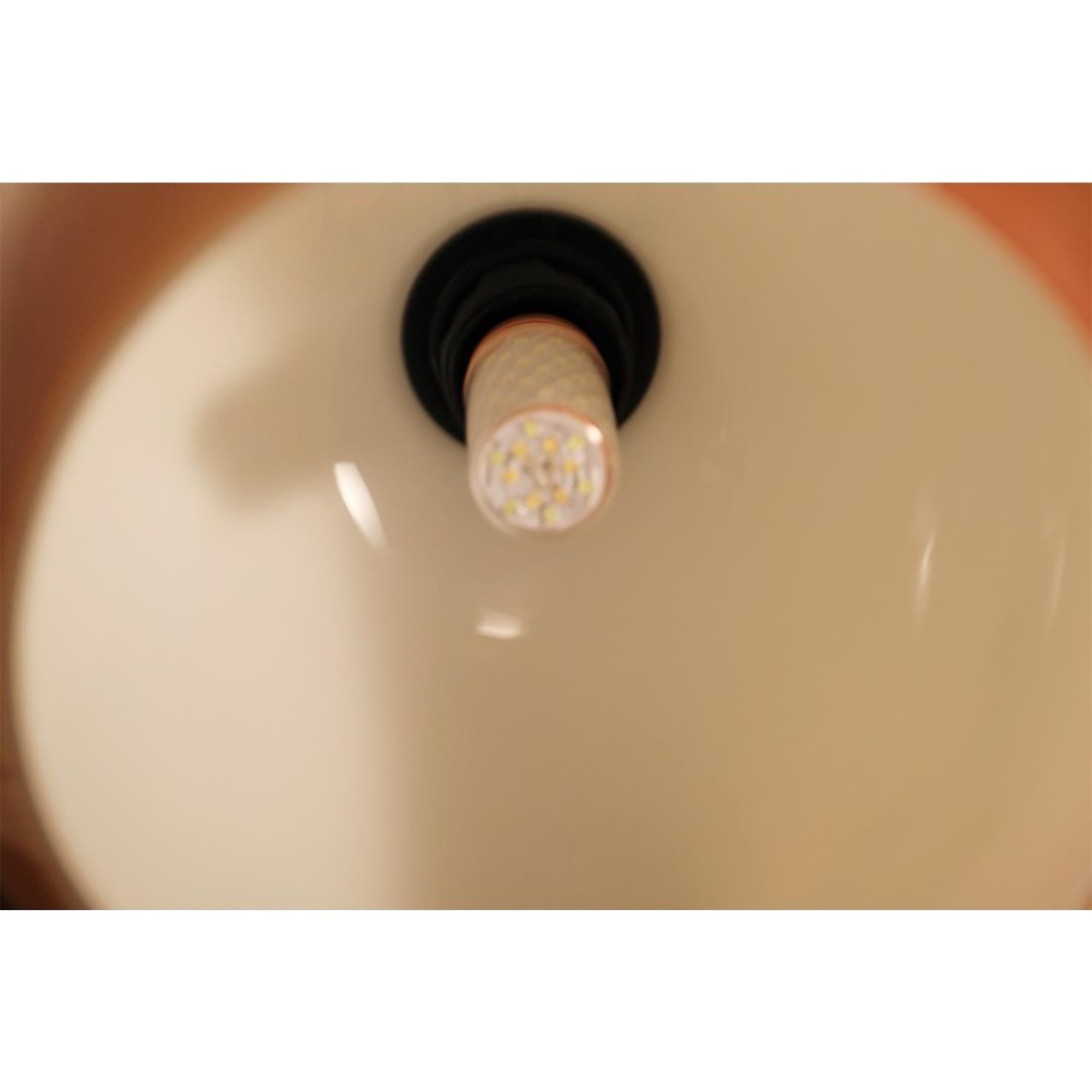 Solid Wood Coffee Table Storage Floor Lamp - Lamp Copper