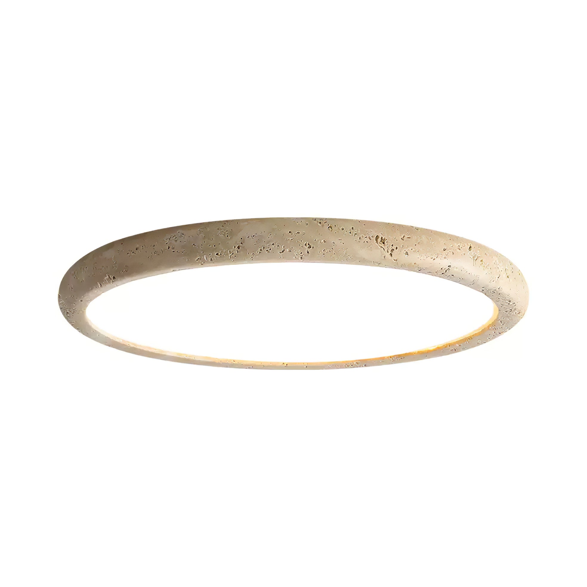 Aurrina Ring Frame Travertine Ceiling Light - Neutralighting
