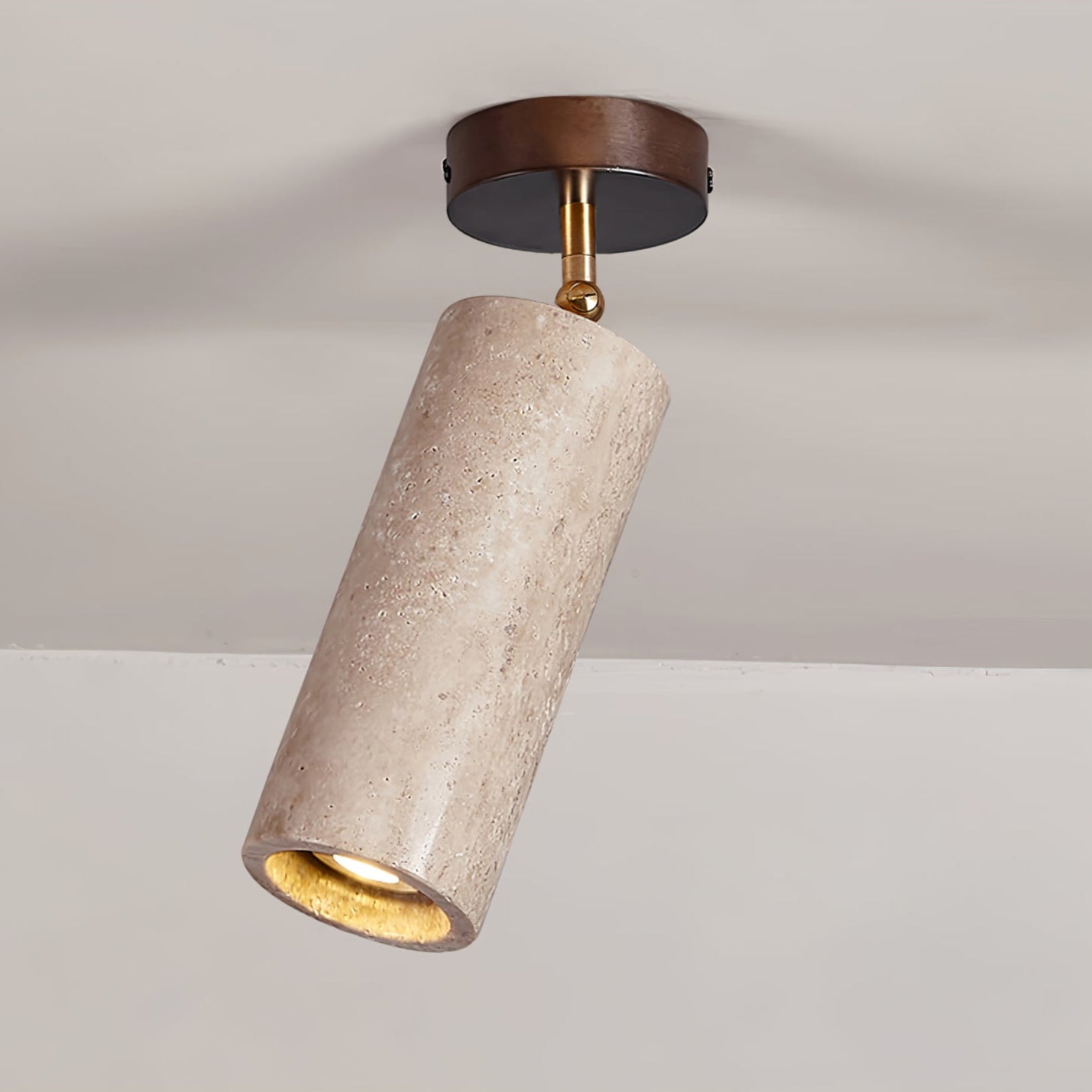 Mycaran Travertine Pendant Light - Neutralighting