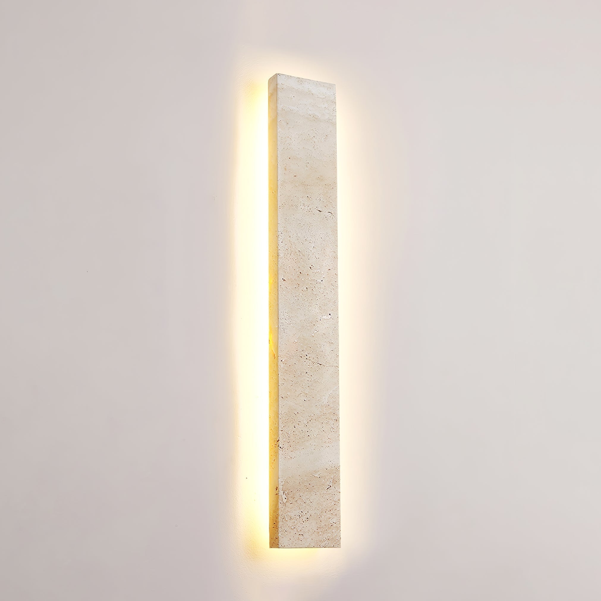 Olnorir Slim Rectangle Travertine Wall Light - Neutralighting