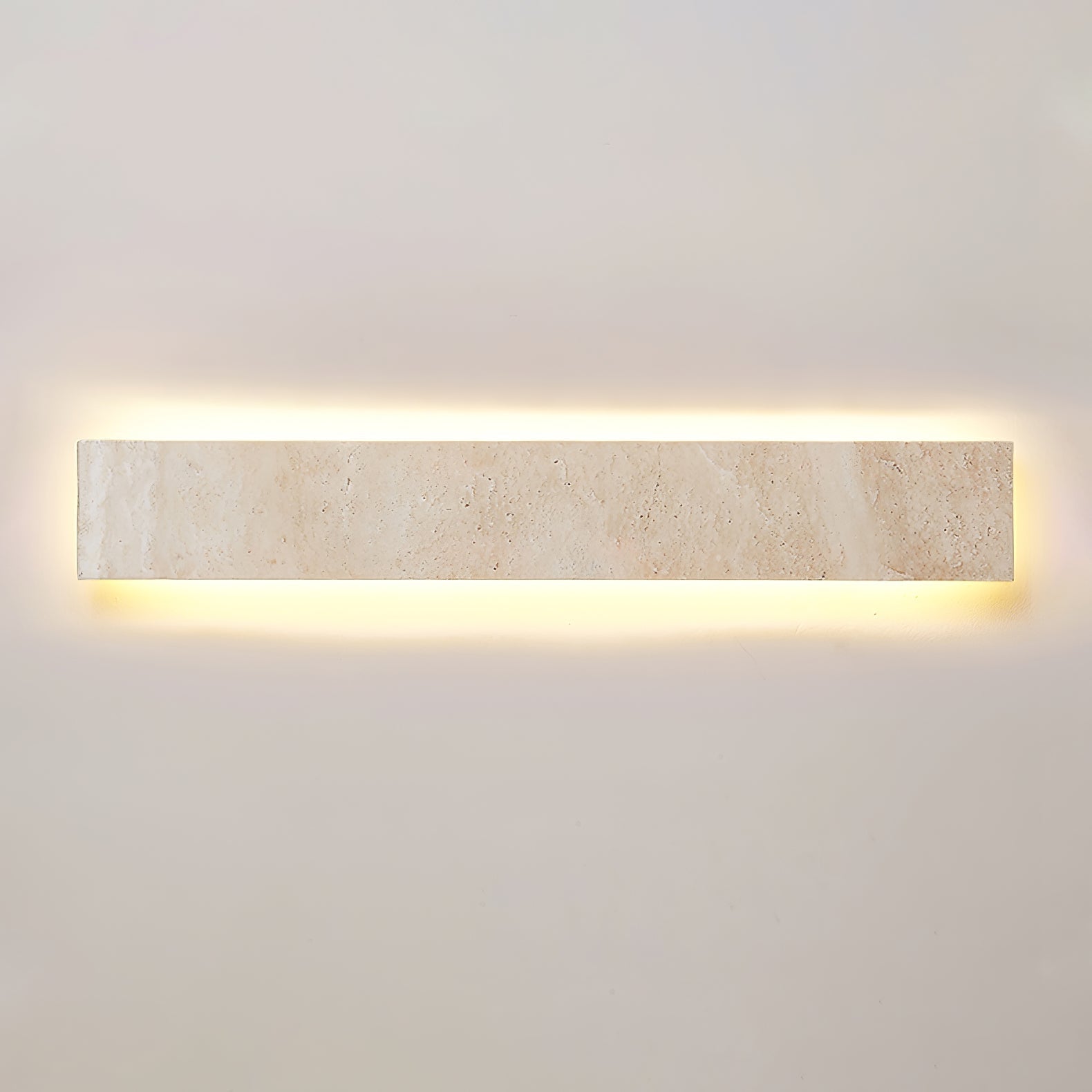 Olnorir Slim Rectangle Travertine Wall Light - Neutralighting