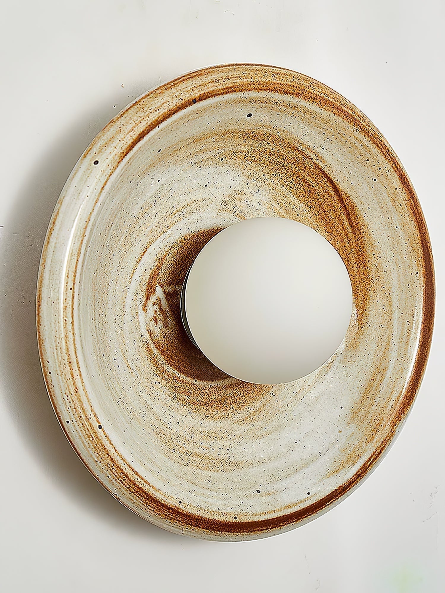 Solace Rustic Marble Wall Lamp - Blowlighting