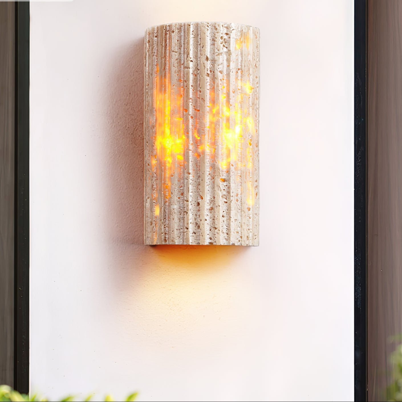 Sysilion Travertine Wall Light - Neutralighting