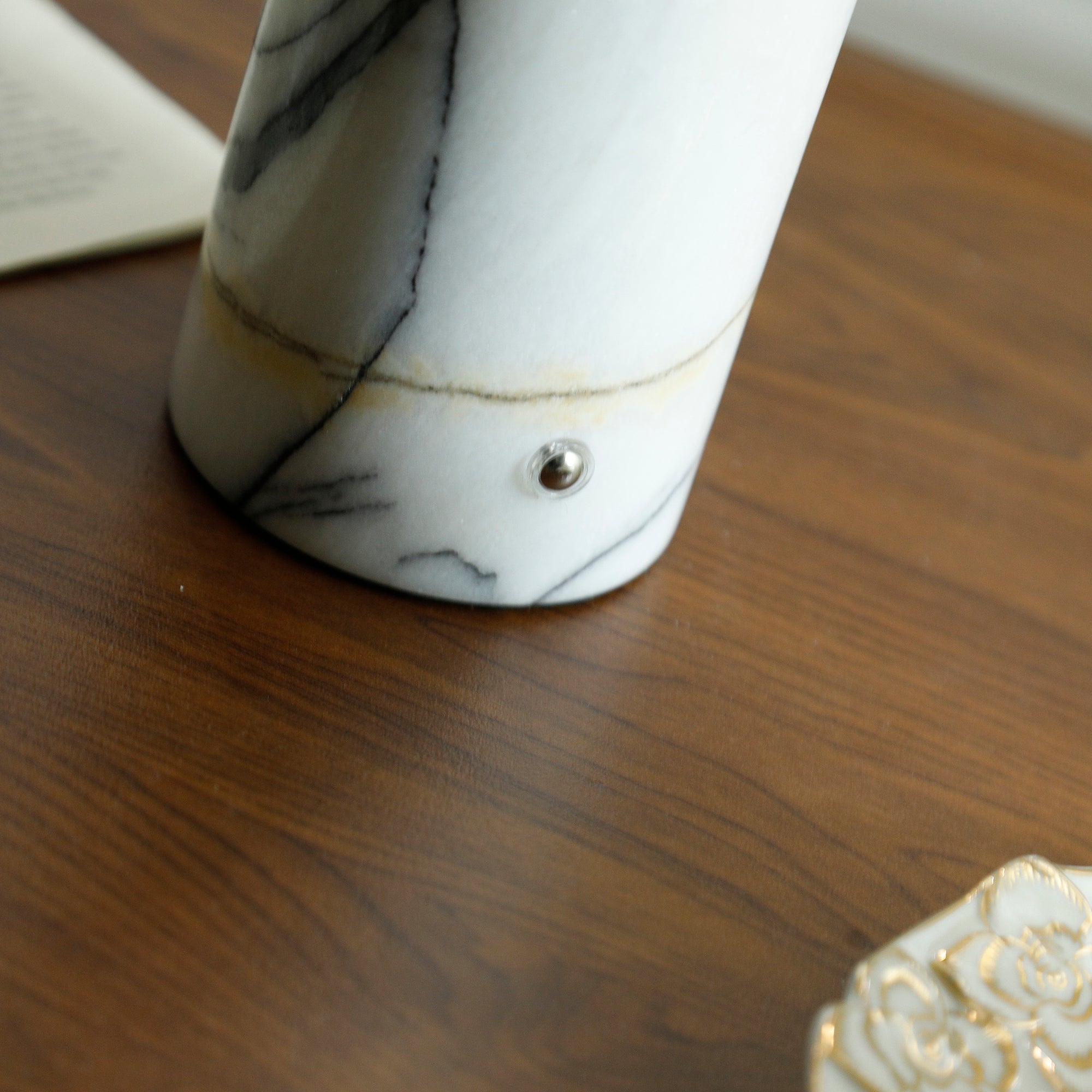 Sompex Marble Table Lamp - Lamp Copper