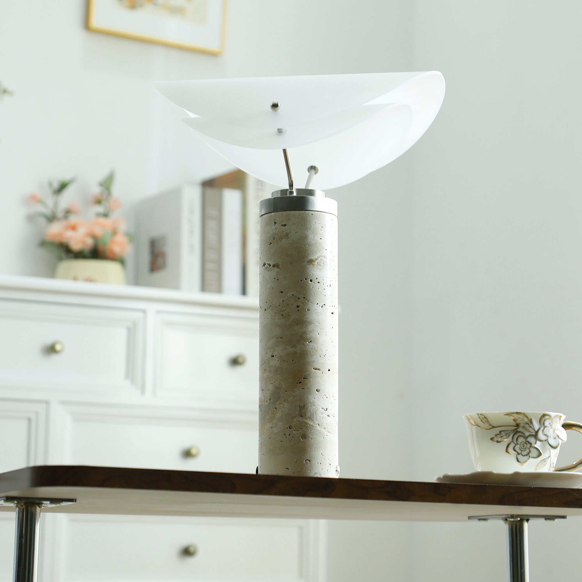 Sompex Marble Table Lamp - Lamp Copper