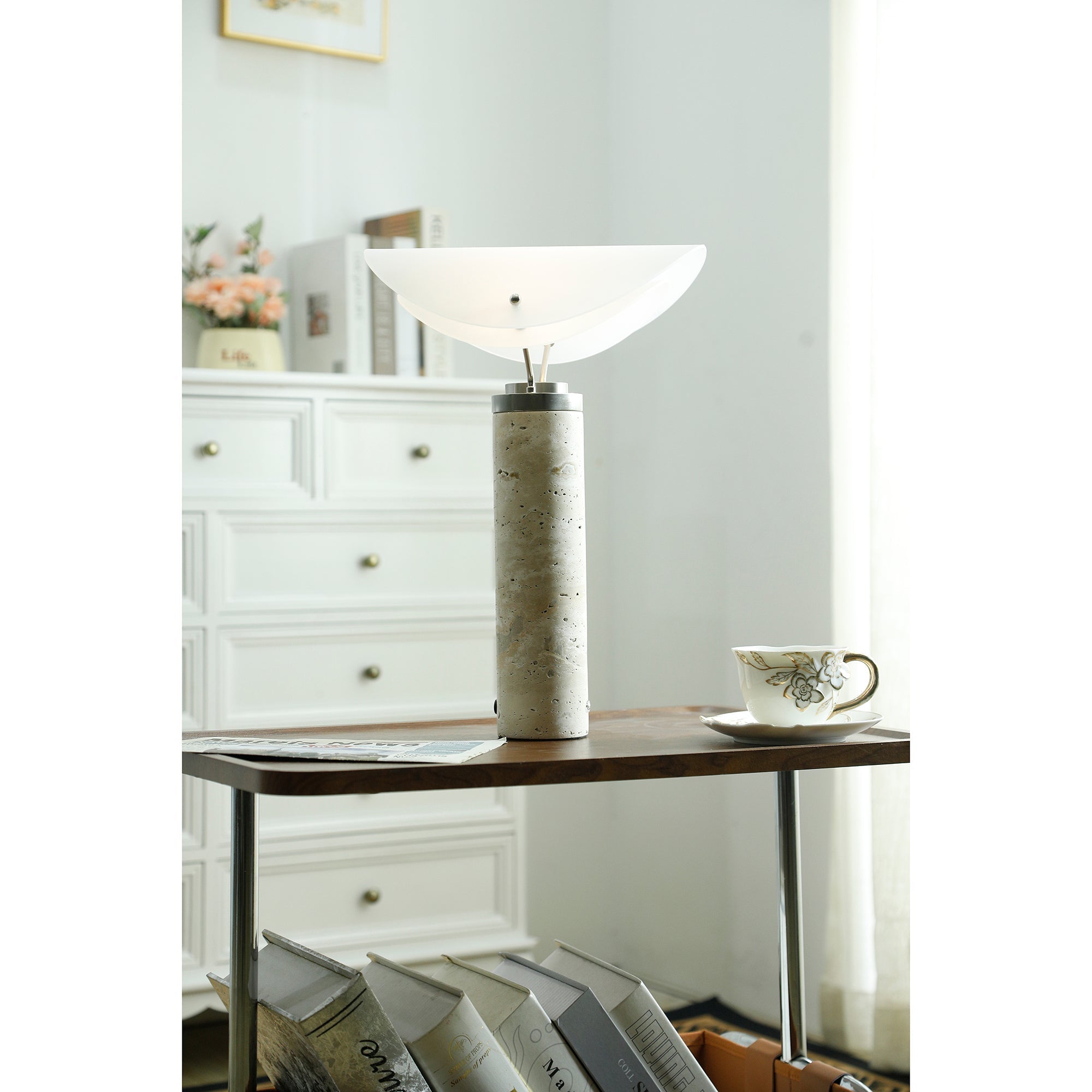 Sompex Marble Table Lamp - Lamp Copper
