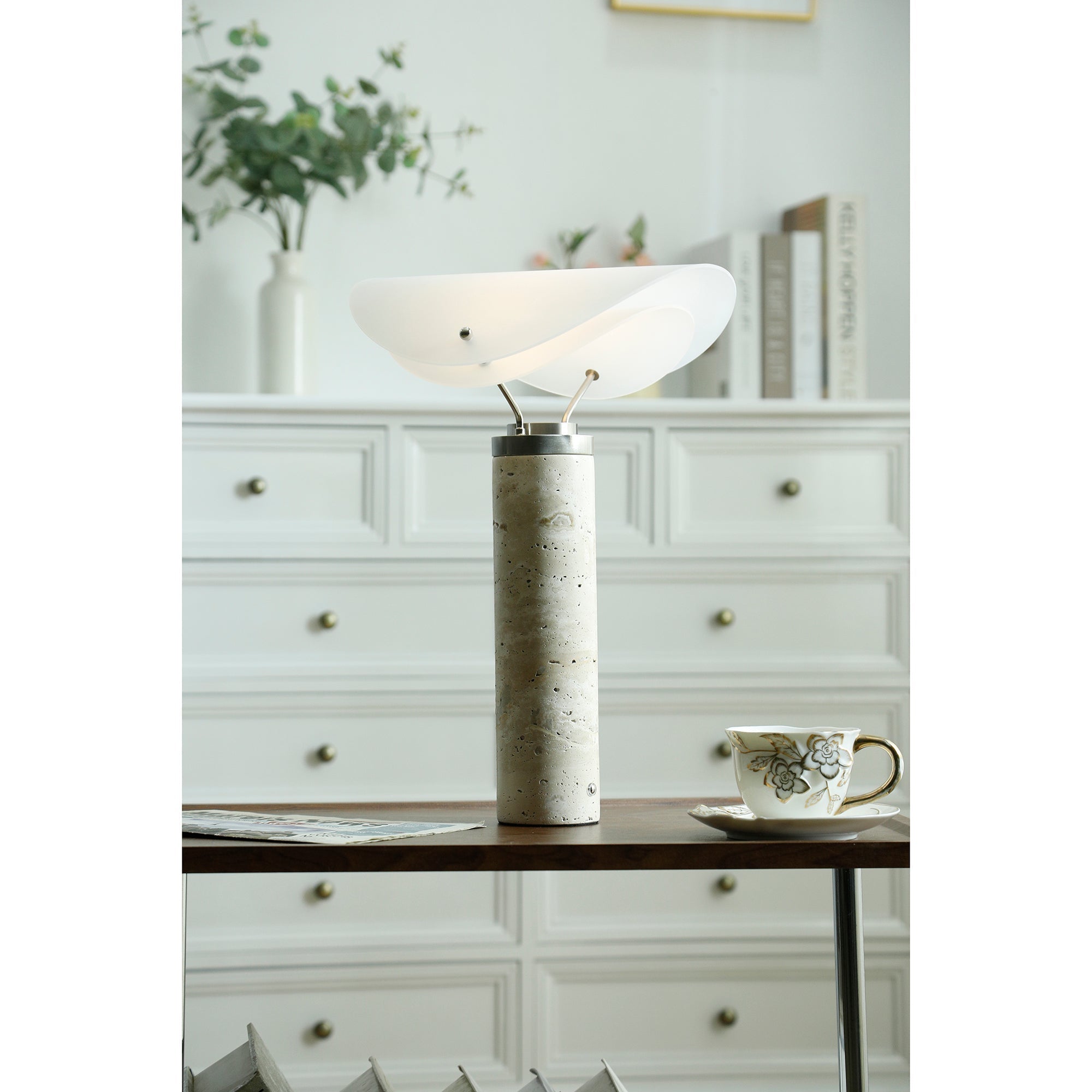 Sompex Marble Table Lamp - Lamp Copper