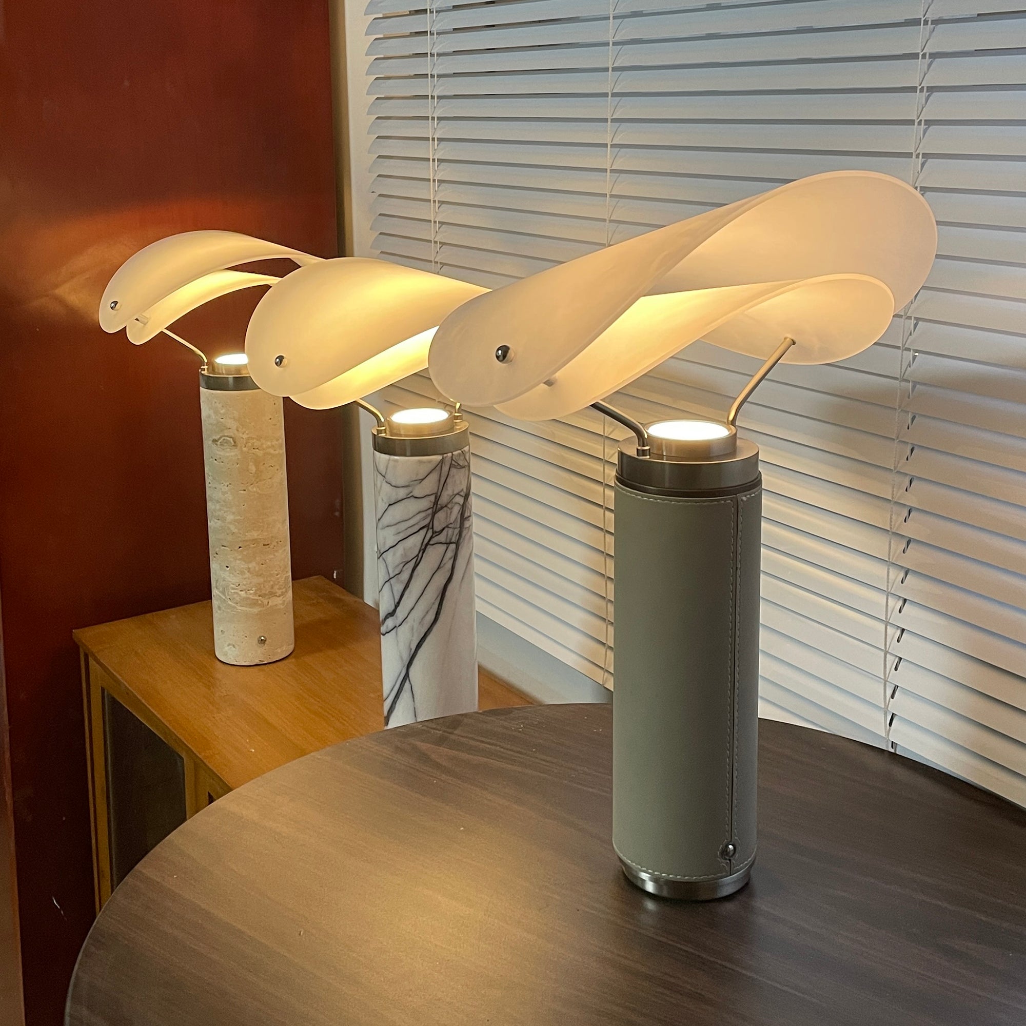 Sompex Marble Table Lamp - Lamp Copper