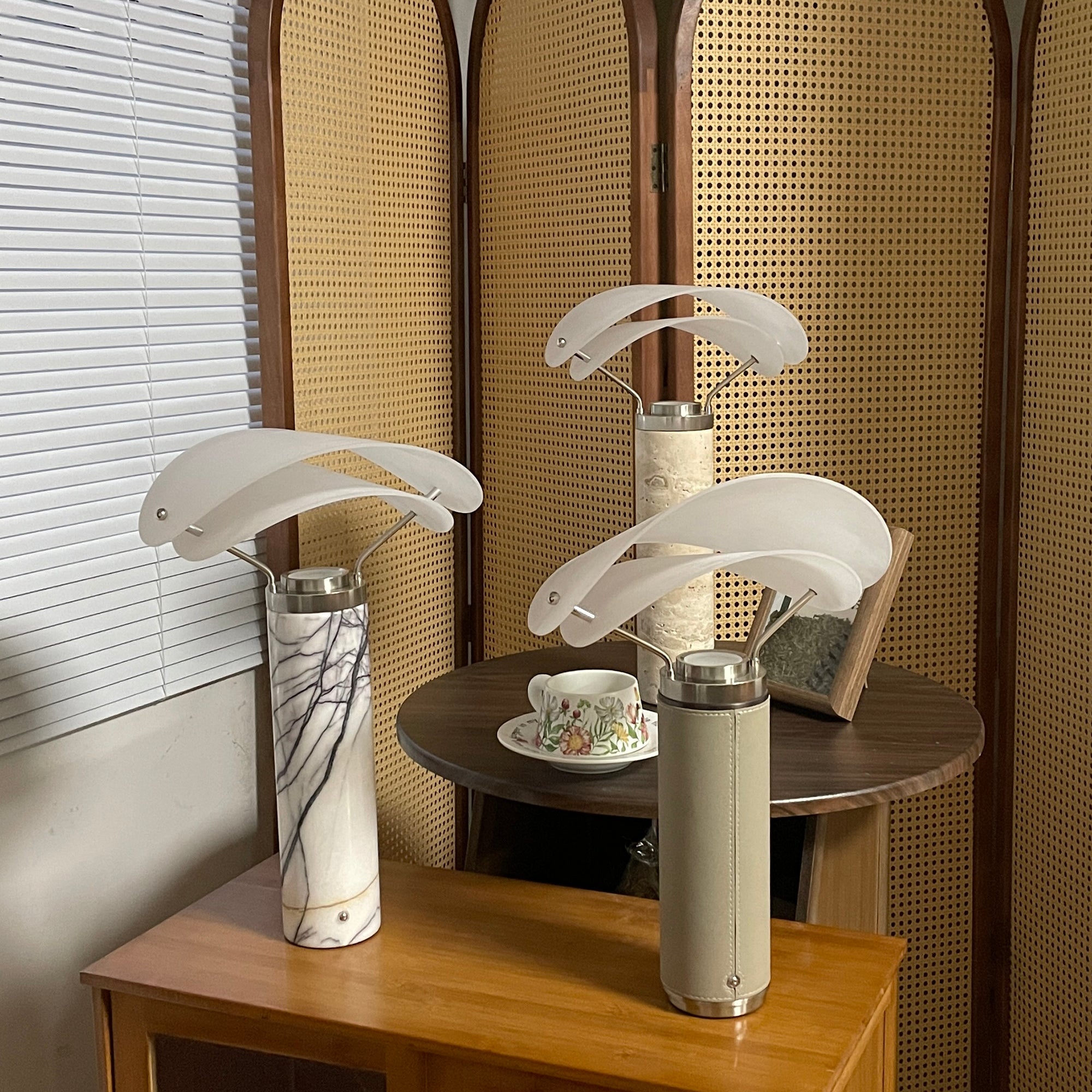 Sompex Marble Table Lamp - Lamp Copper