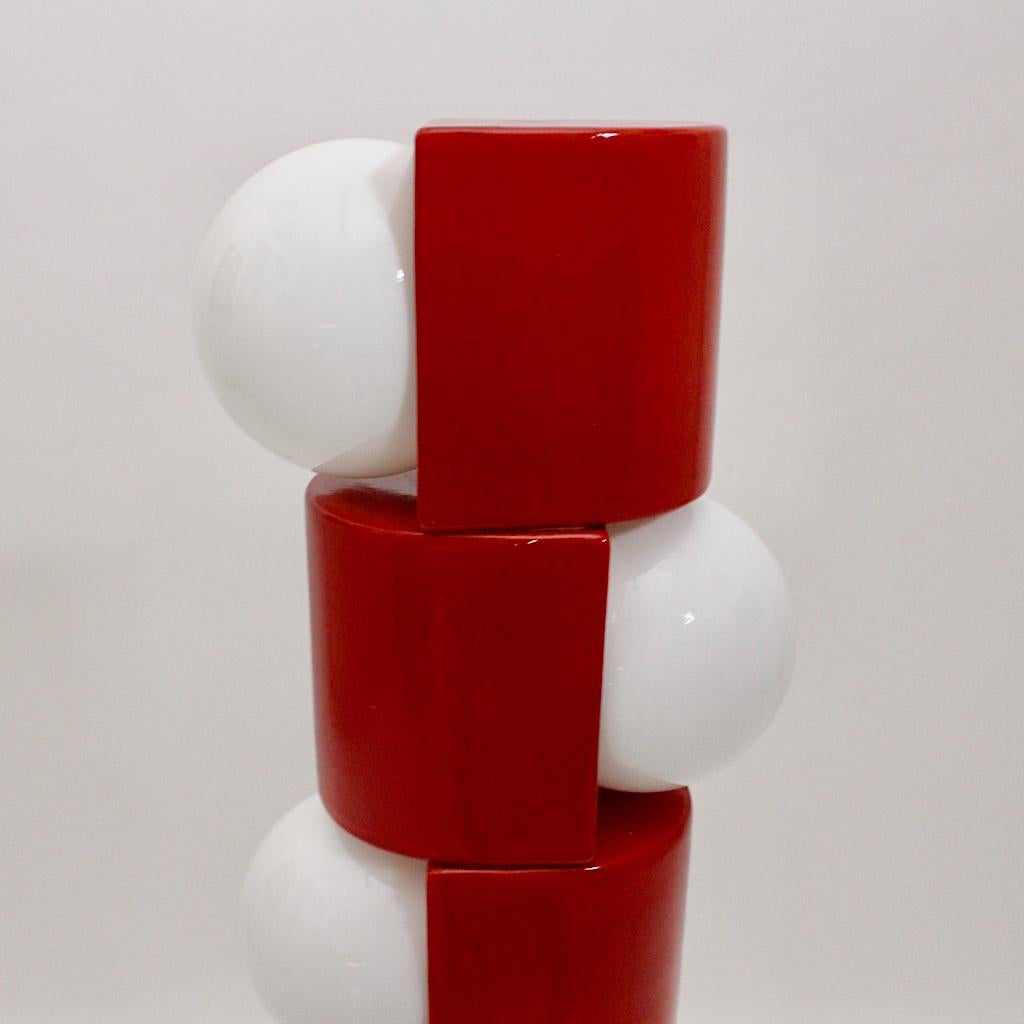 Space Age Totem Floor Lamp - Lamp Copper