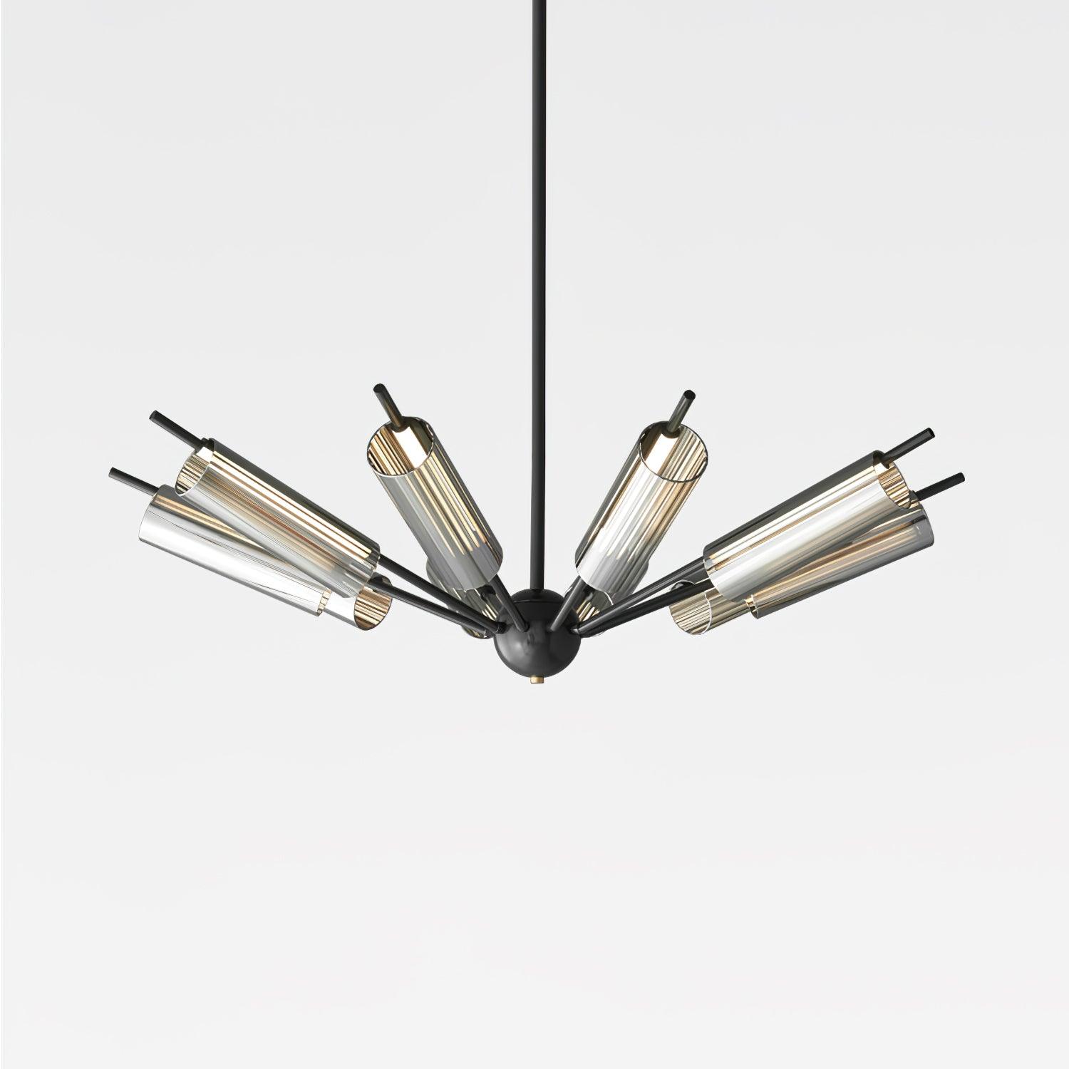 Sputnik Brass Chandelier - Blowlighting