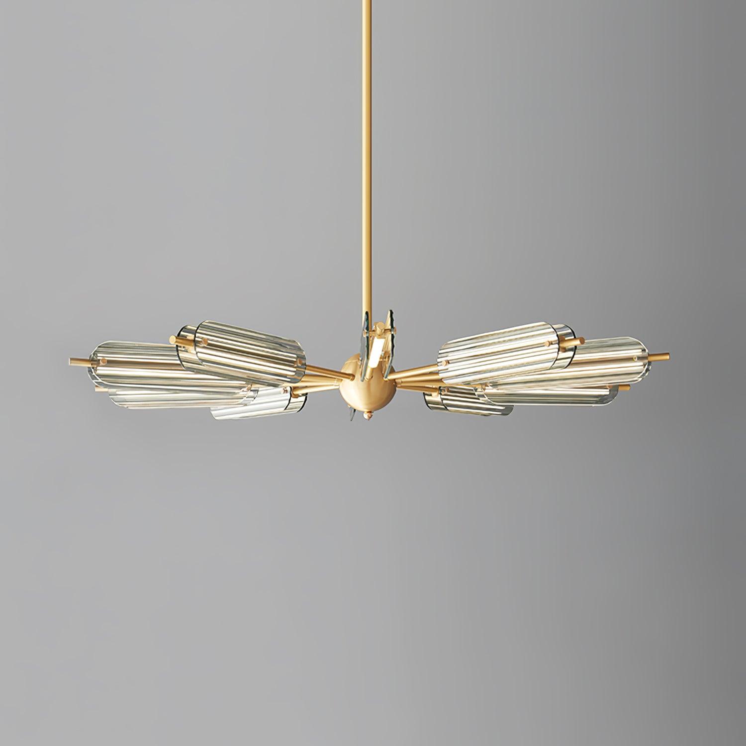 Sputnik Brass Chandelier - Blowlighting