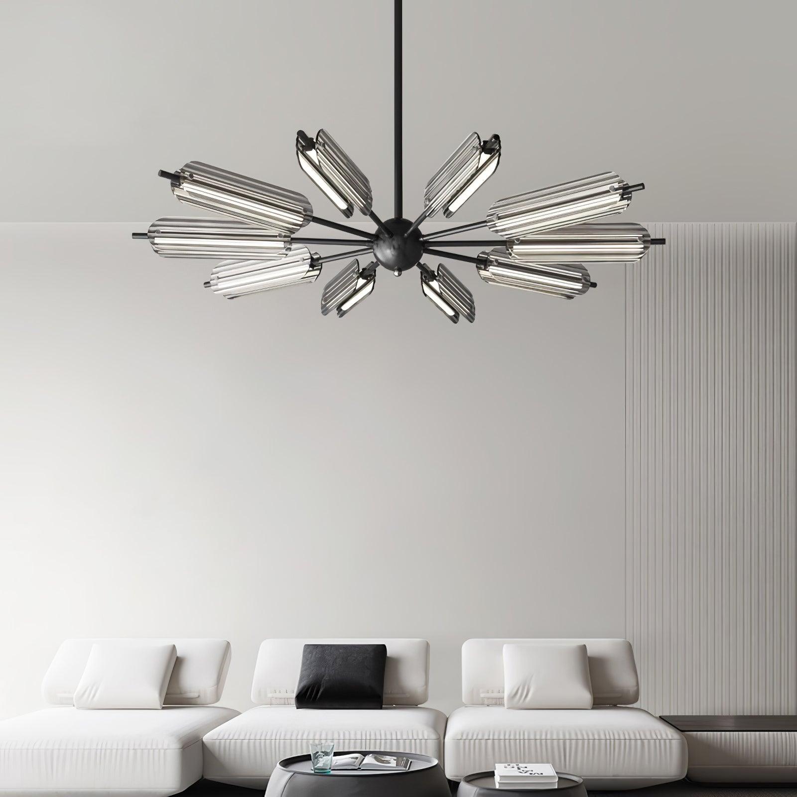 Sputnik Brass Chandelier - Blowlighting