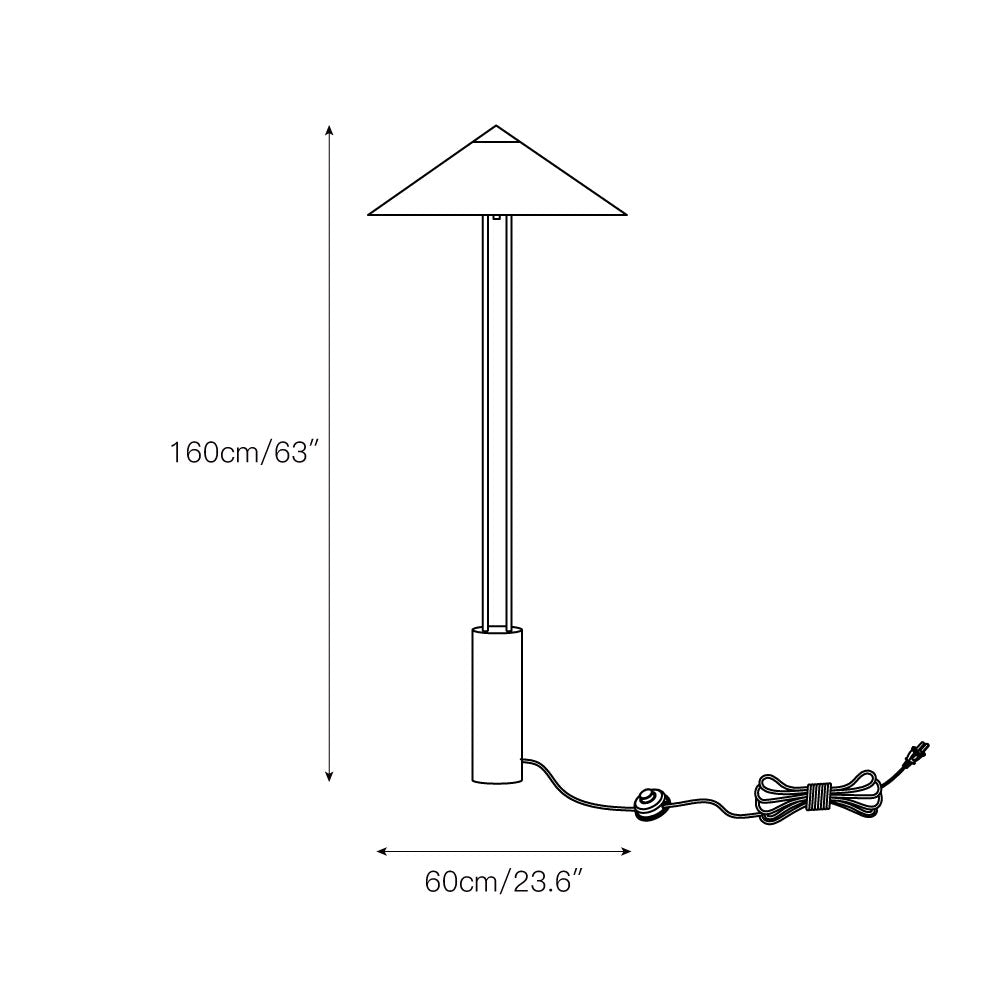 Staccato Floor Lamp - Lamp Copper
