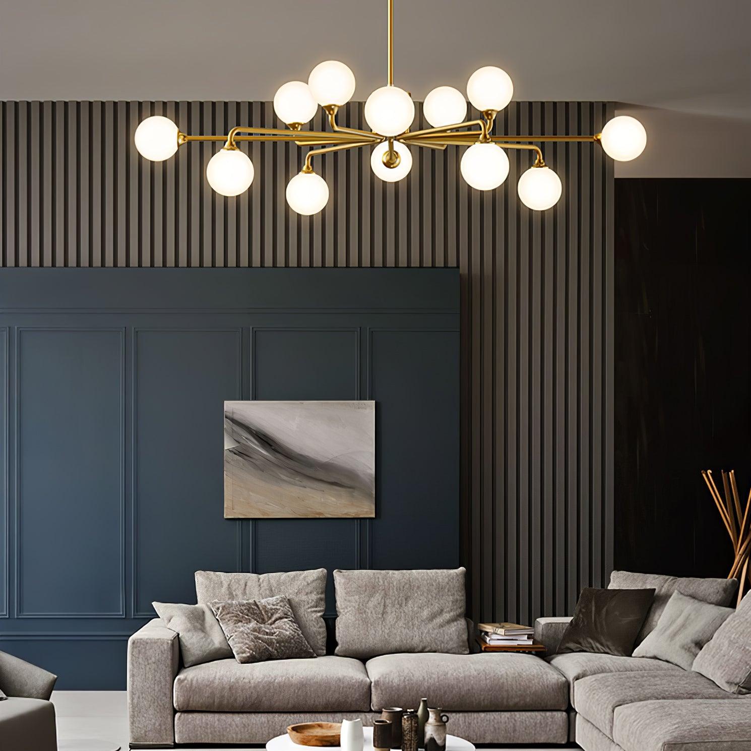 Galaxy Modern Glass Chandelier - Blowlighting