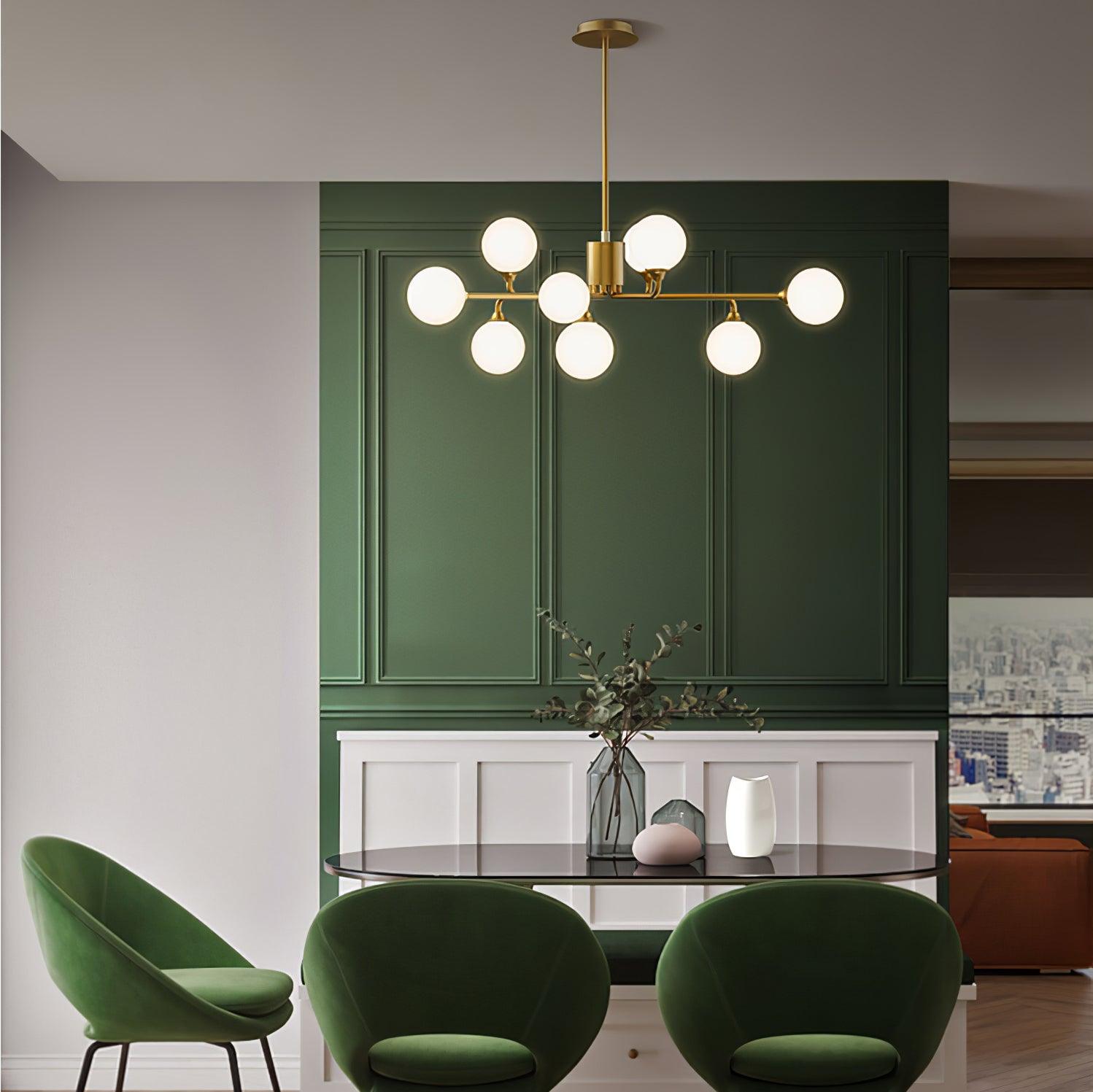 Galaxy Modern Glass Chandelier - Blowlighting