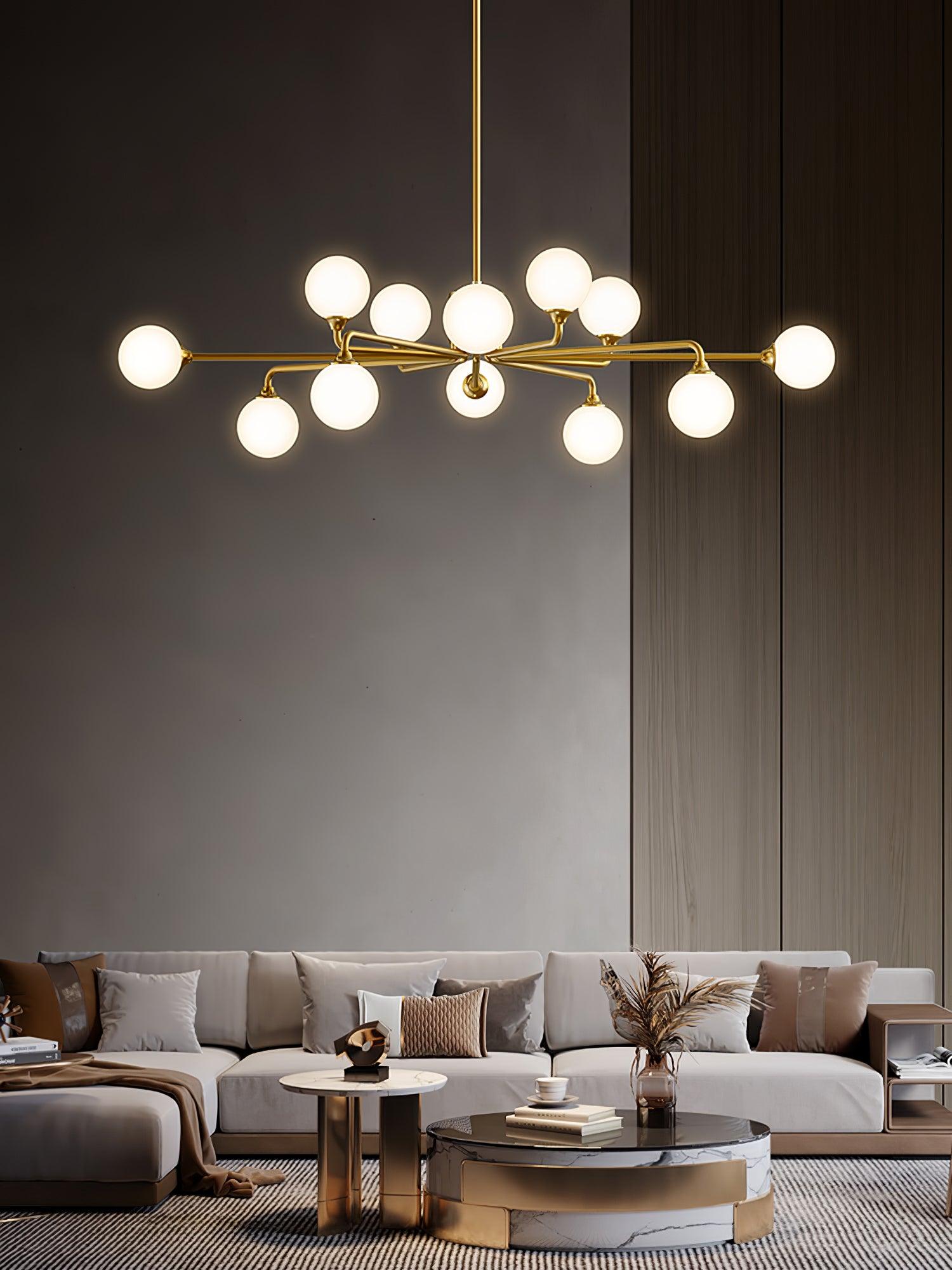 Galaxy Modern Glass Chandelier - Blowlighting