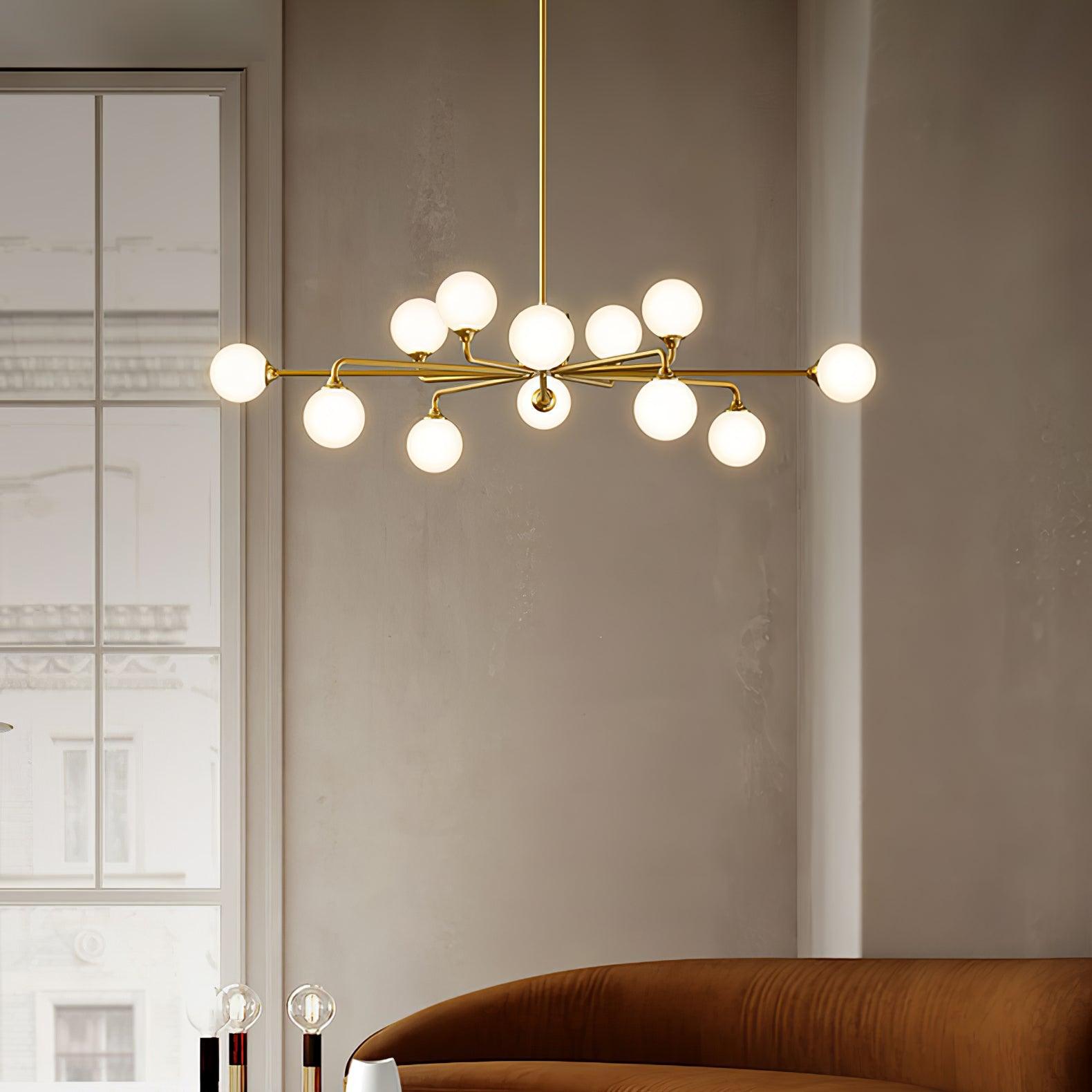 Galaxy Modern Glass Chandelier - Blowlighting